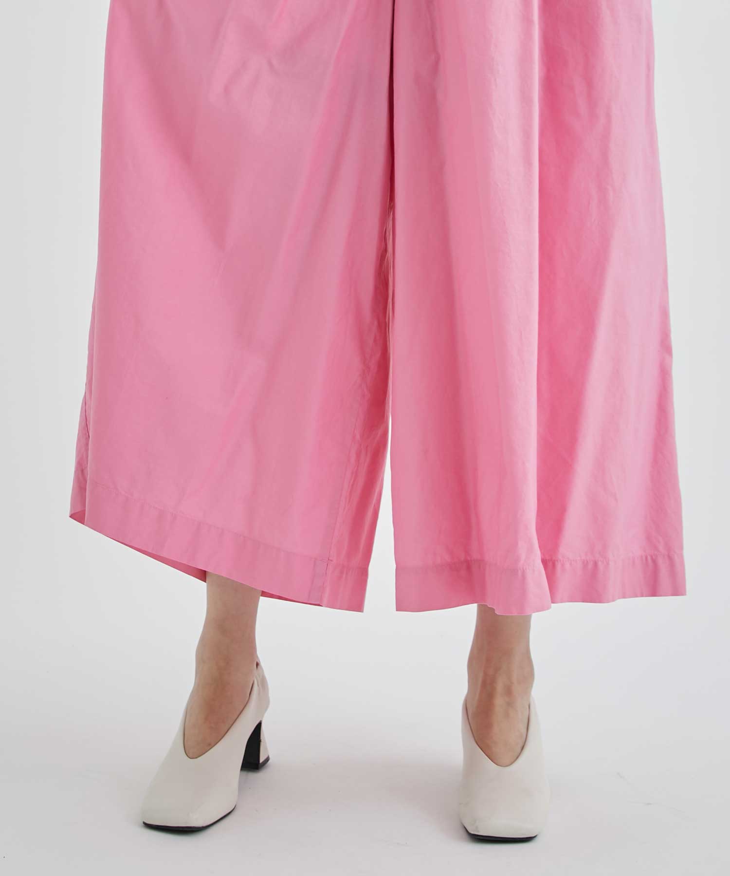 MICRO COTTON SATIN OVERALL(0 PINK): ATON: WOMEN｜THE TOKYO ONLINE