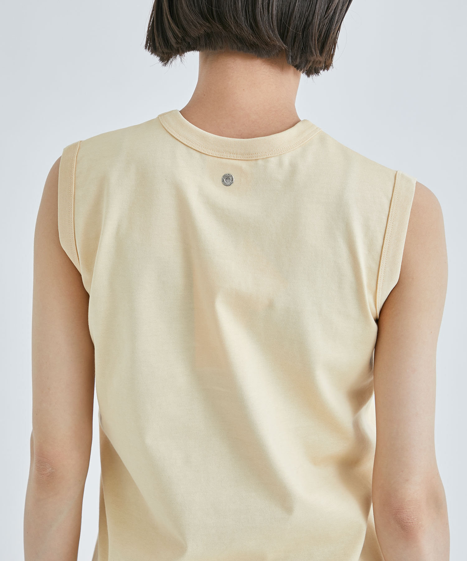 EX.COTTON JERSEY SLEEVELESS T-SHIRT CINOH