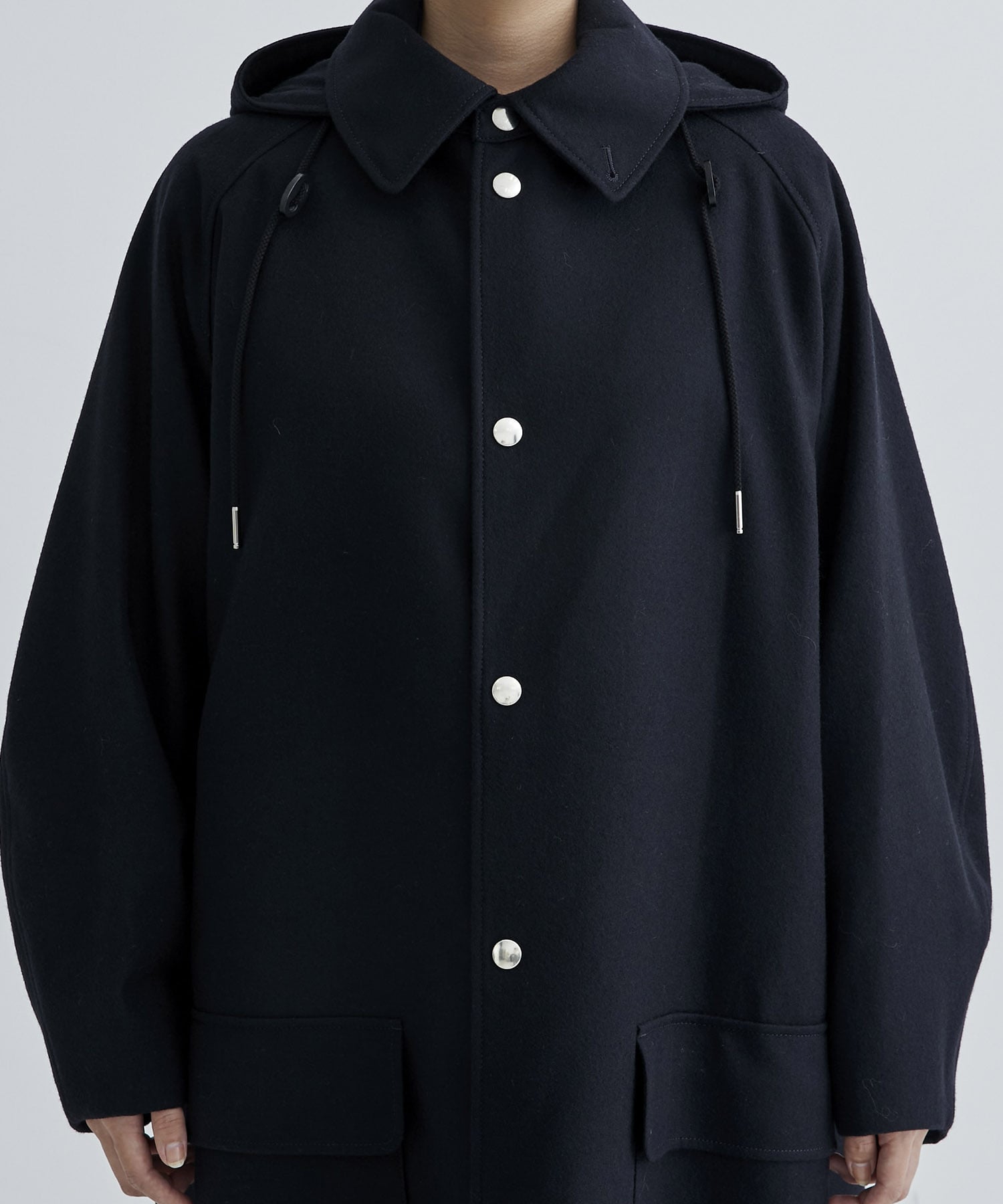 RERACS HOODED BAL COLLAR COAT ｜ THE RERACS