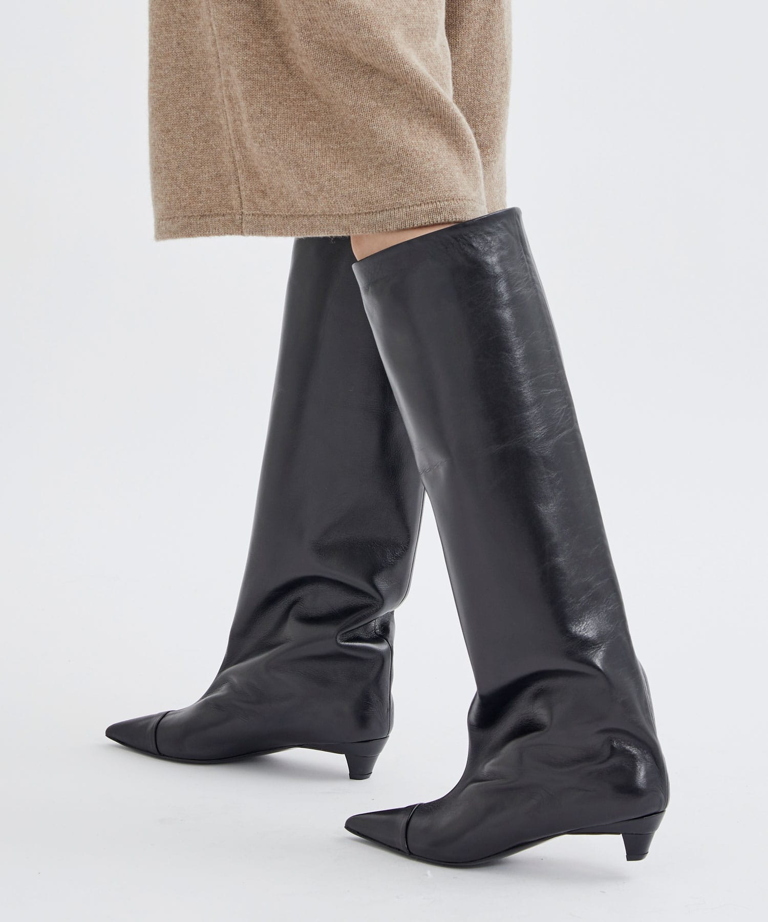 TIP LONG BOOTS 8(6h BLACK): PIPPICHIC: WOMEN｜THE TOKYO ONLINE STORE