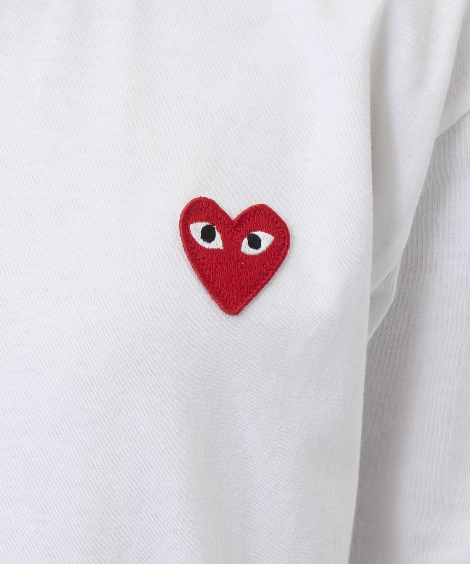 T-SHIRT RED EMBLEM RED HEART PLAY Comme des Garcons