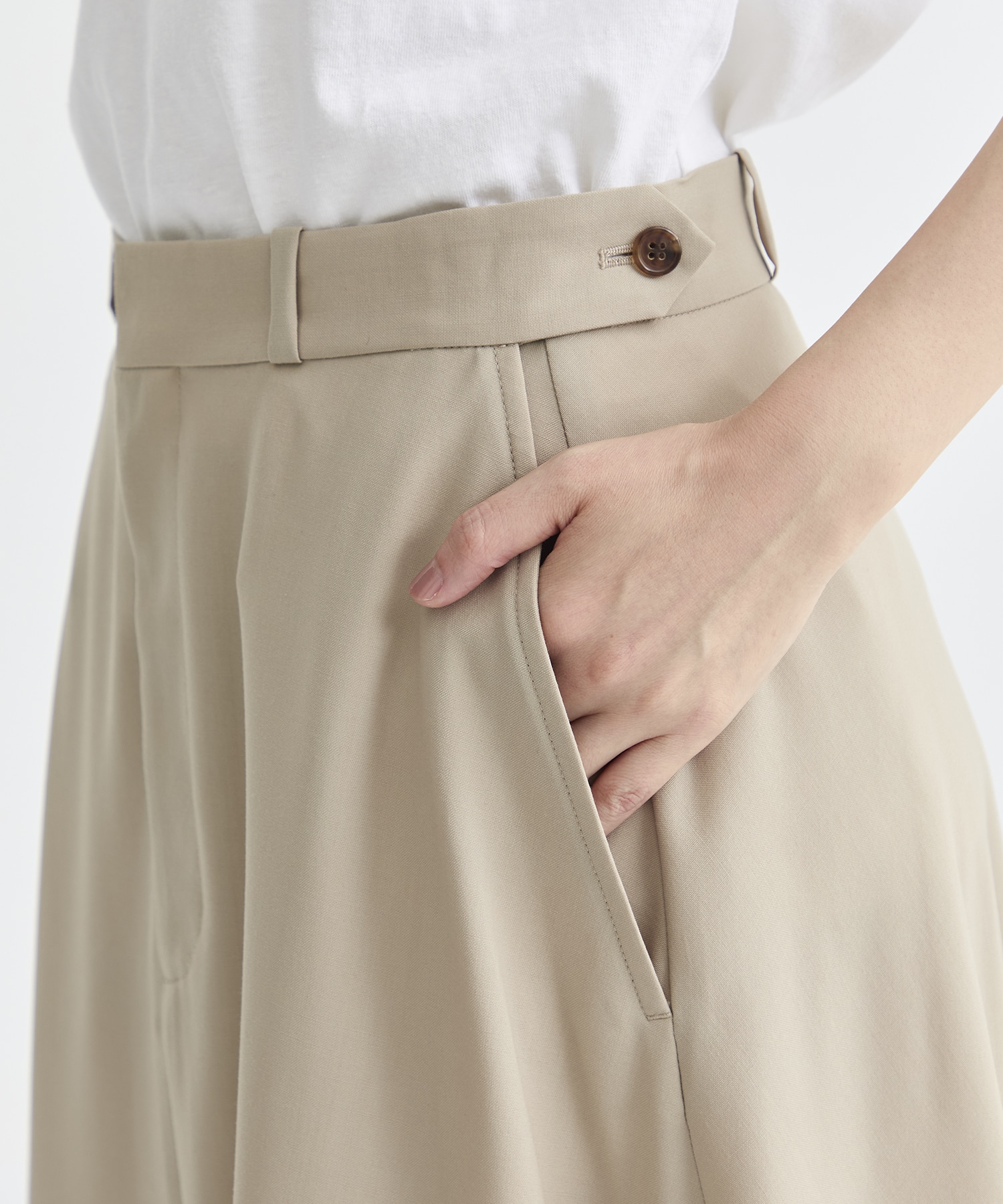 Light Washable Flare Skirt THE TOKYO