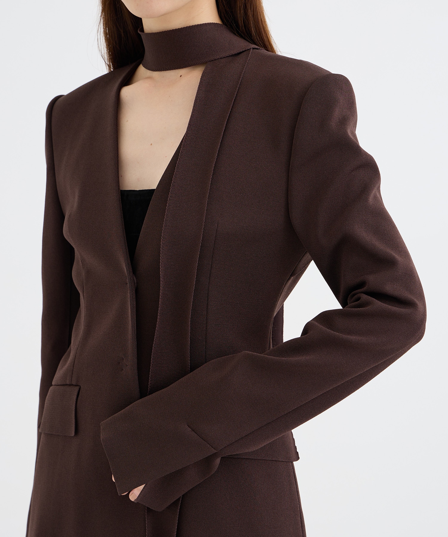 KNITTED TAILORED JACKET FETICO