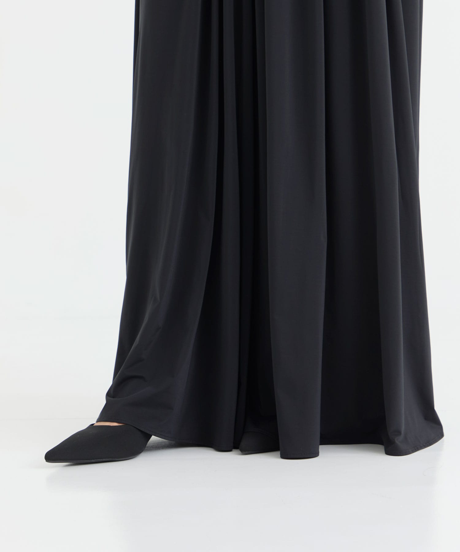 VELVET JERSEY SLIT DRESS FETICO