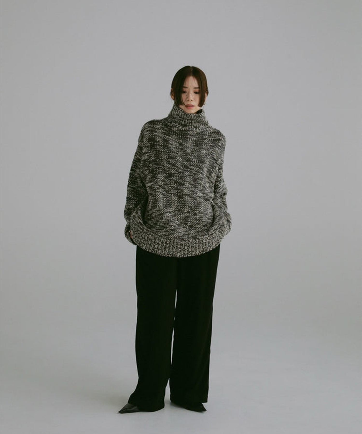 big turtle knit pullover Louren