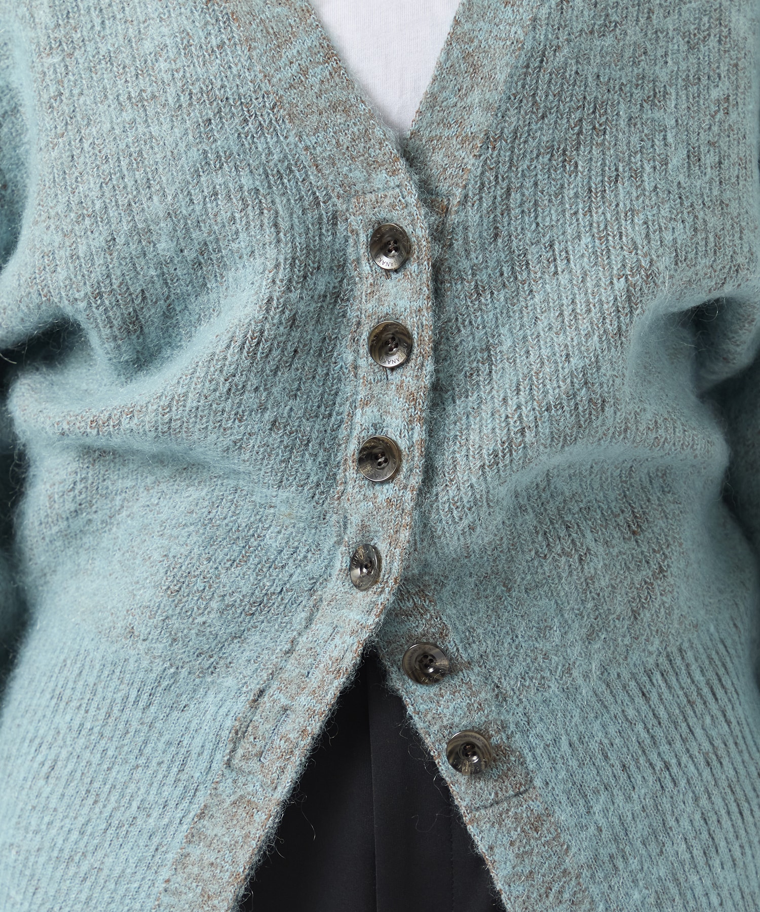 Greer mohair knit cardigan AKIRANAKA