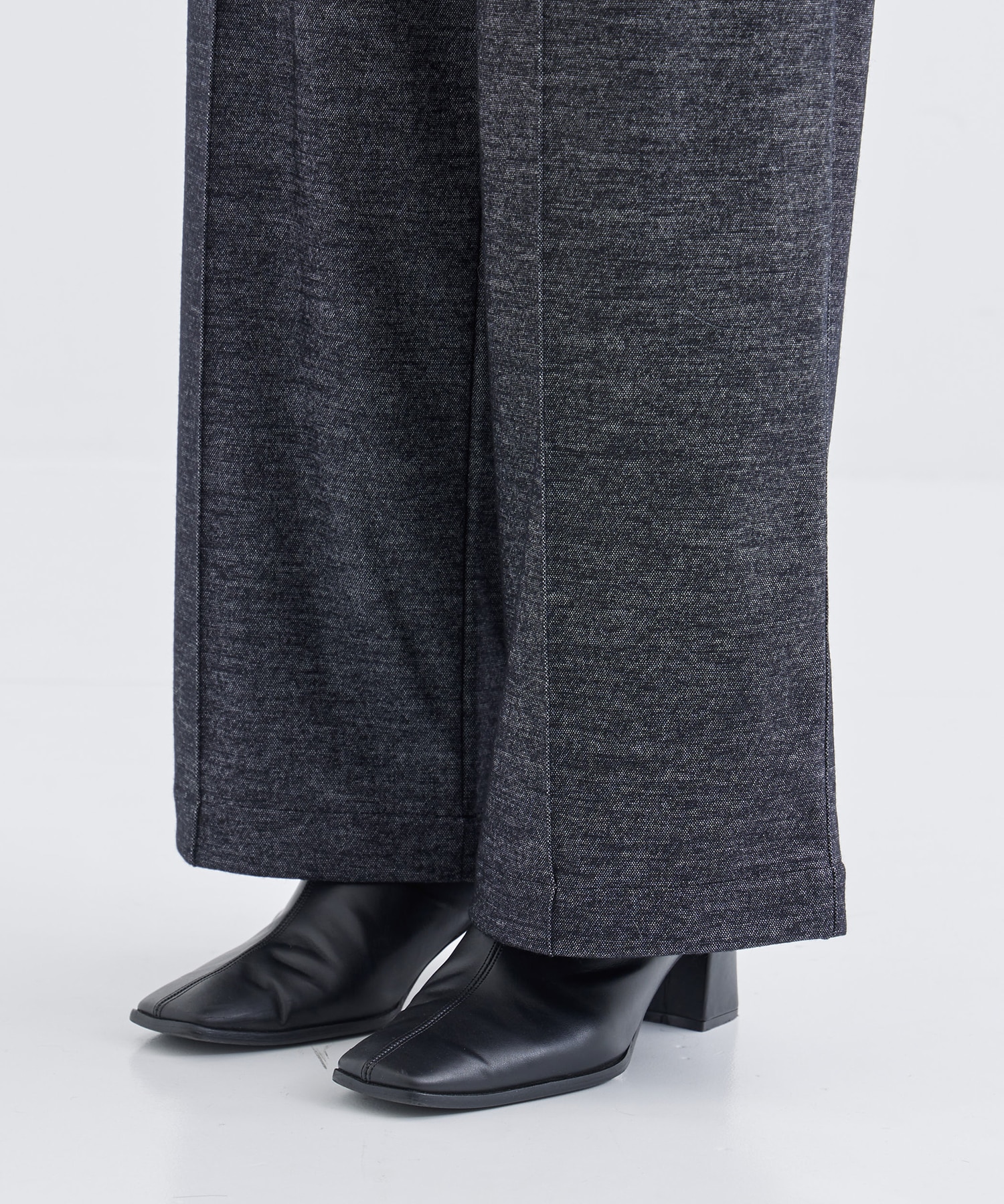 WASHABLE TWEEDY JERSEY BAKER PANTS THE TOKYO