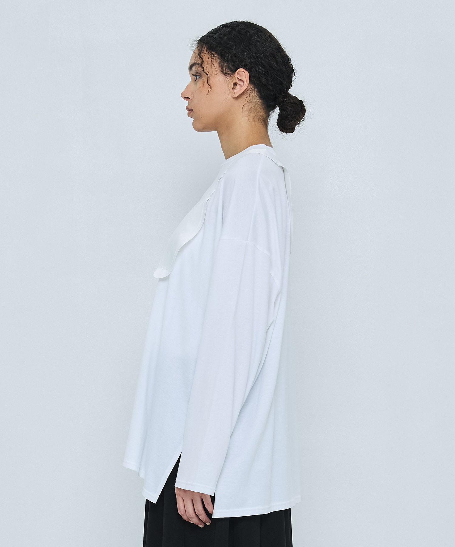 CUTLERY MOTIF LONG-SLEEVE T-SHIRT ENFOLD