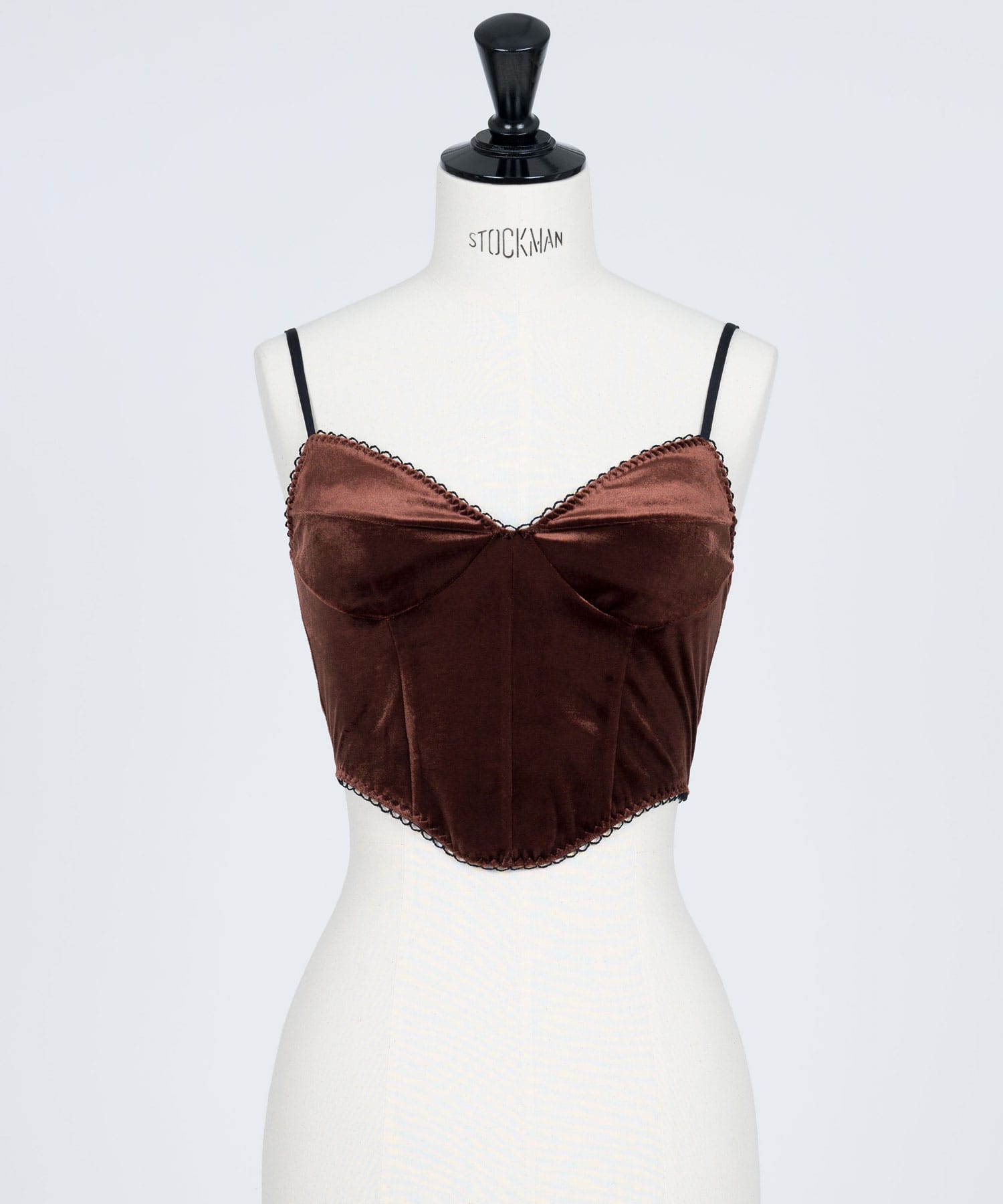 VELOUR CORSET CAMI FETICO