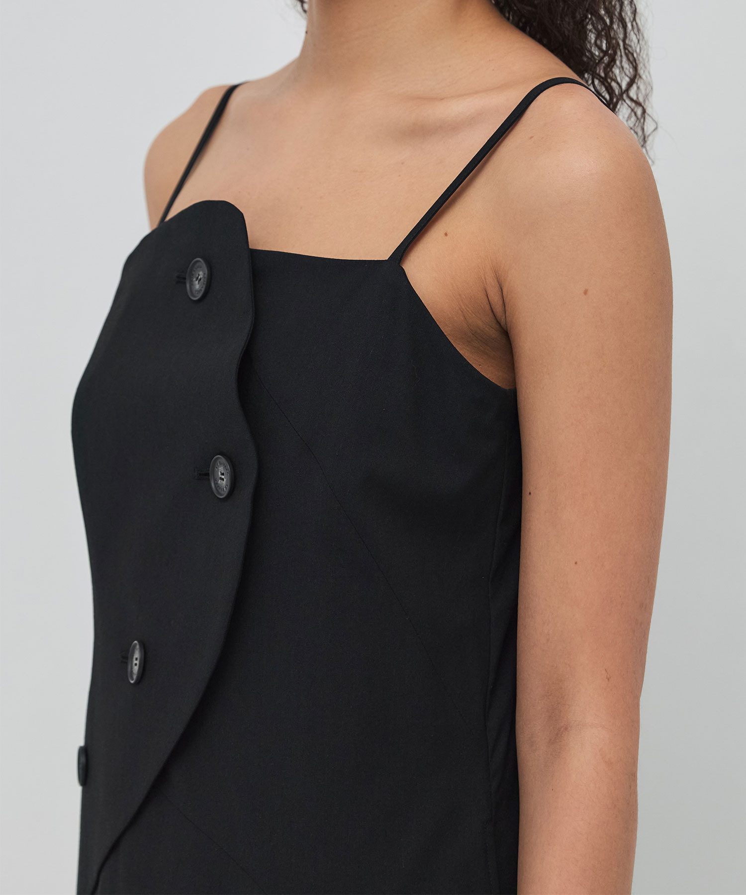 Nicole slip dress BK AKIRANAKA