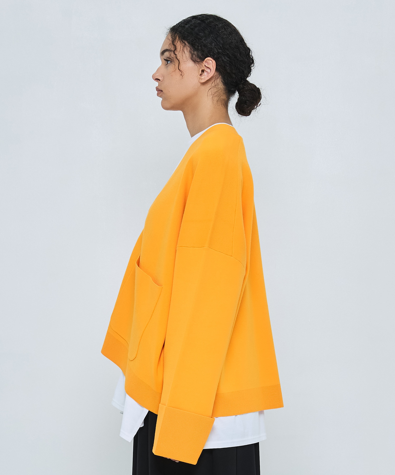 BOX WIDE-CARDIGAN ENFOLD