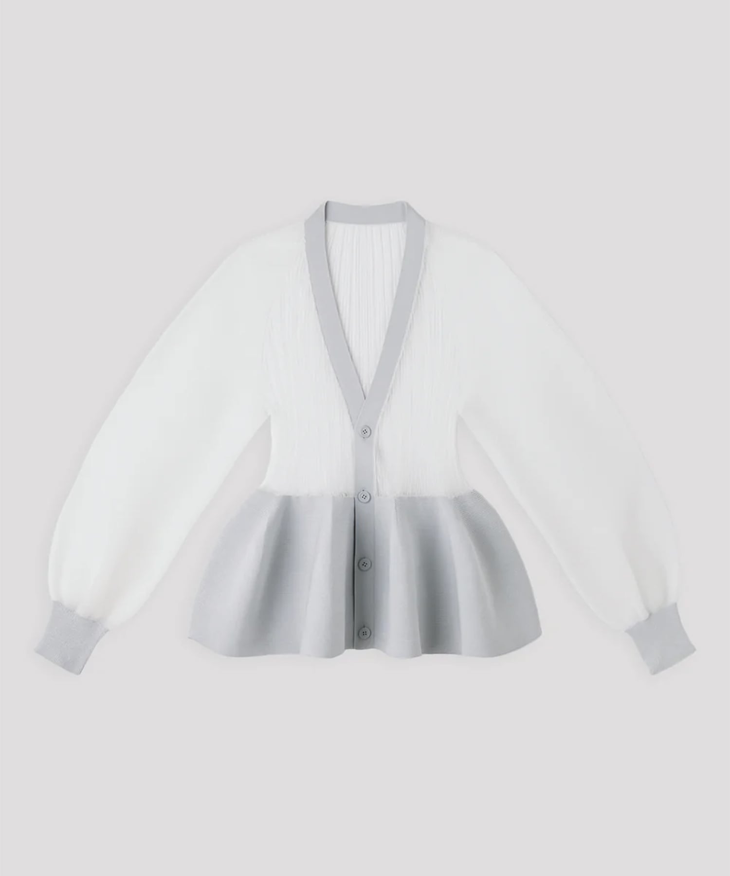 POTTERY LUCENT GLITTER PUFF SLEEVE CARDIGAN CFCL