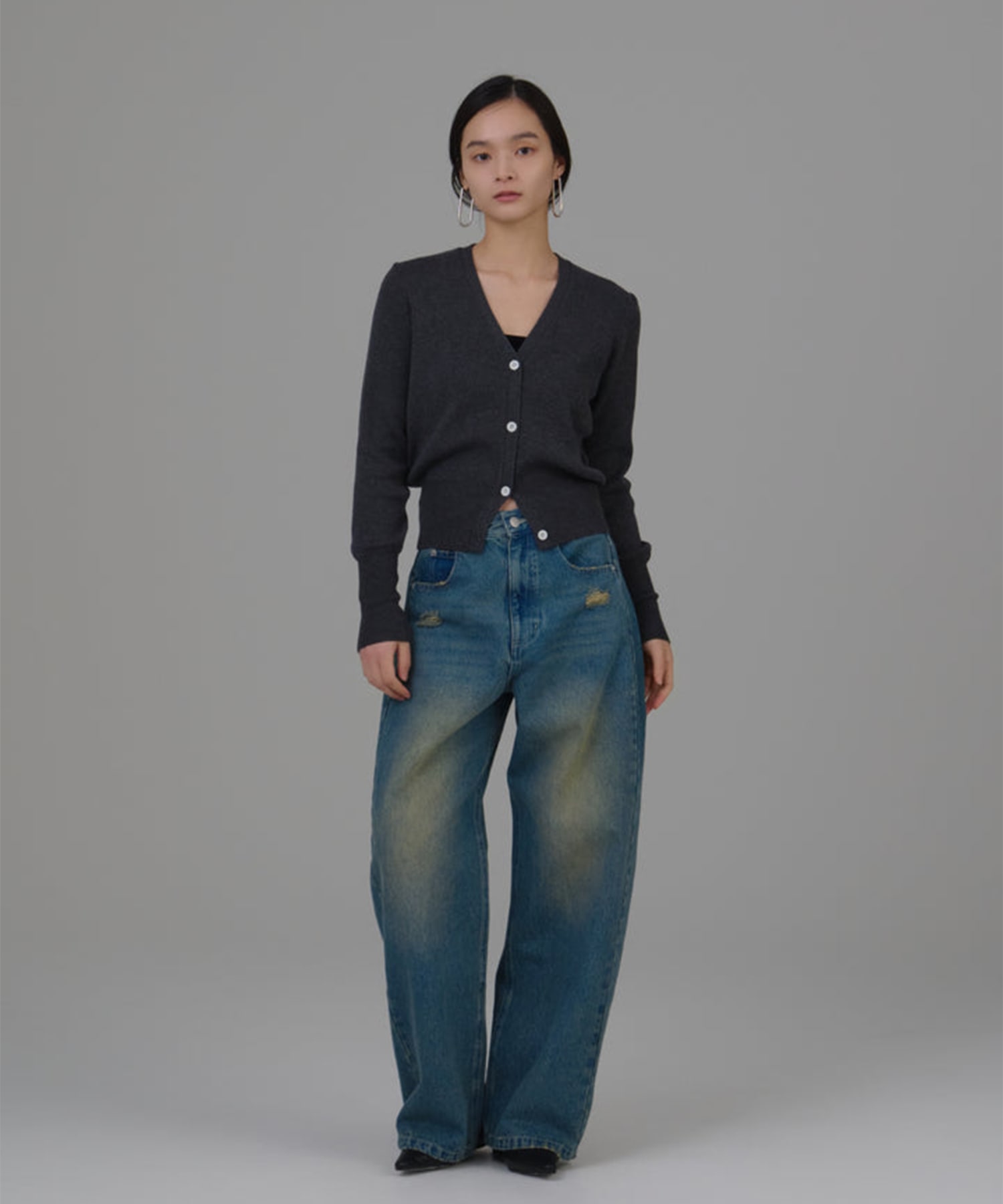 switching denim Louren