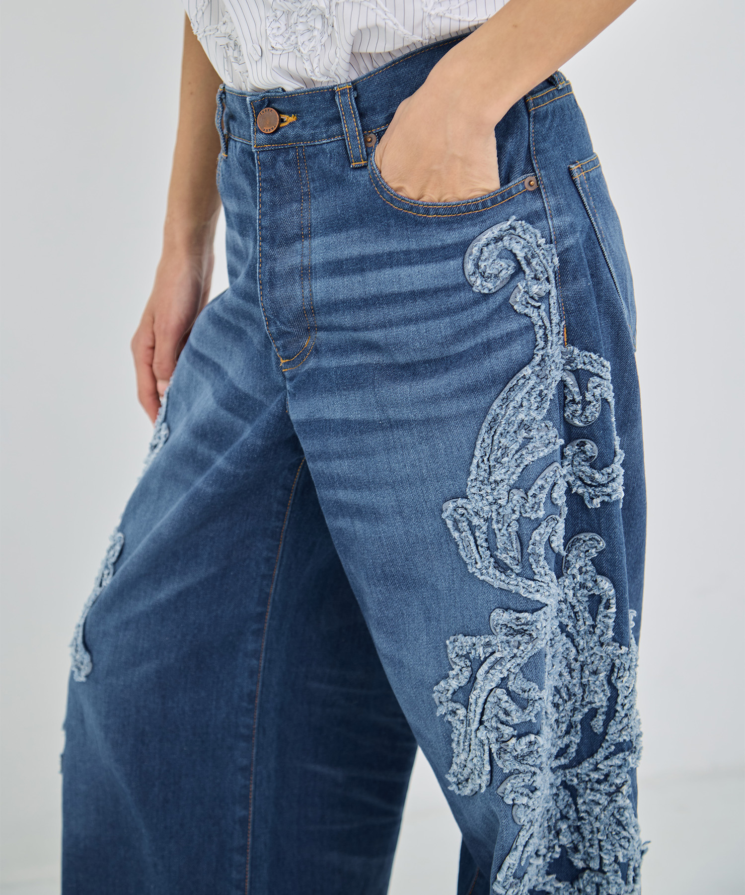 Denim Pants(刺繍) TAAKK
