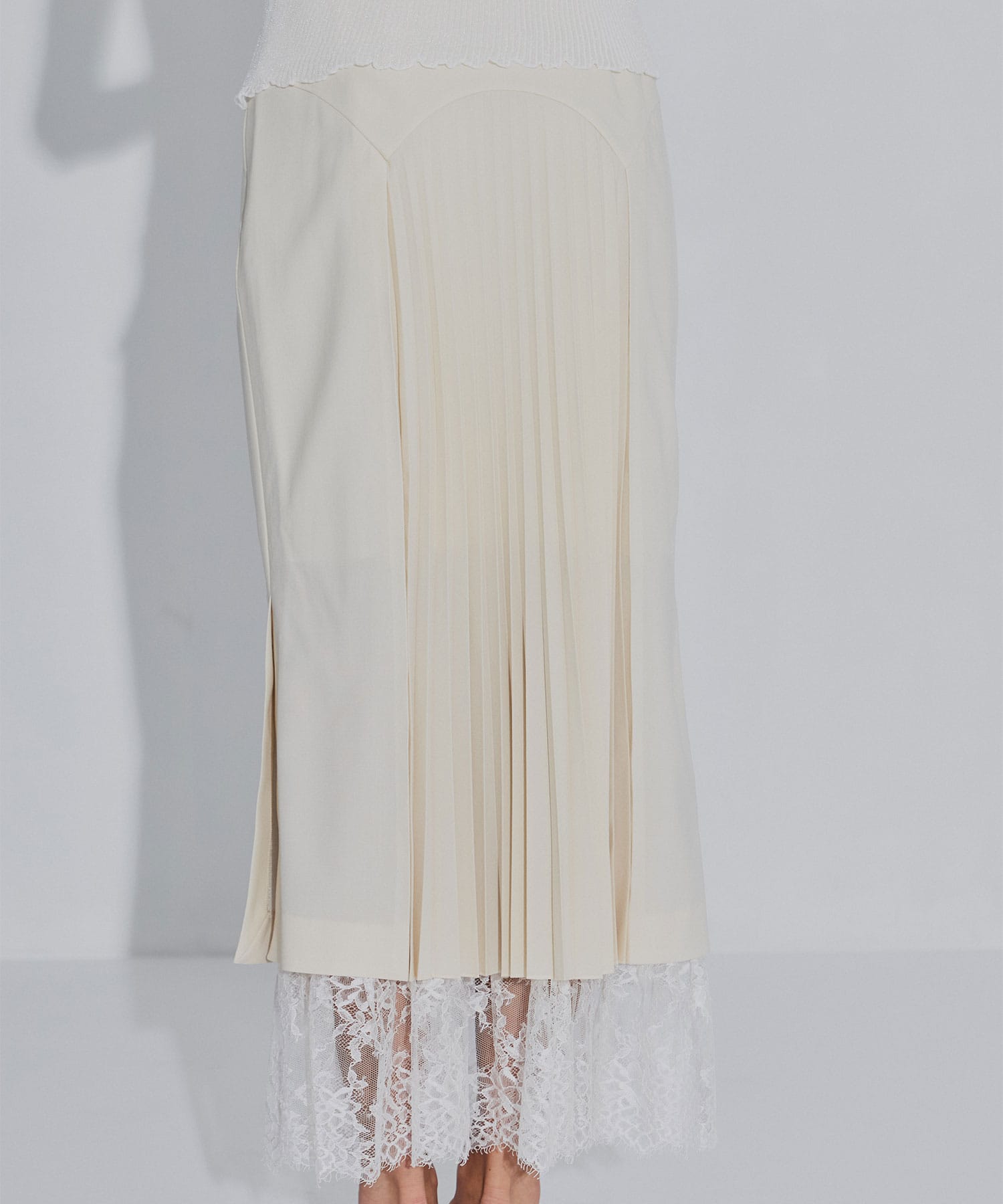 PLEATED PANELED SKIRT FETICO