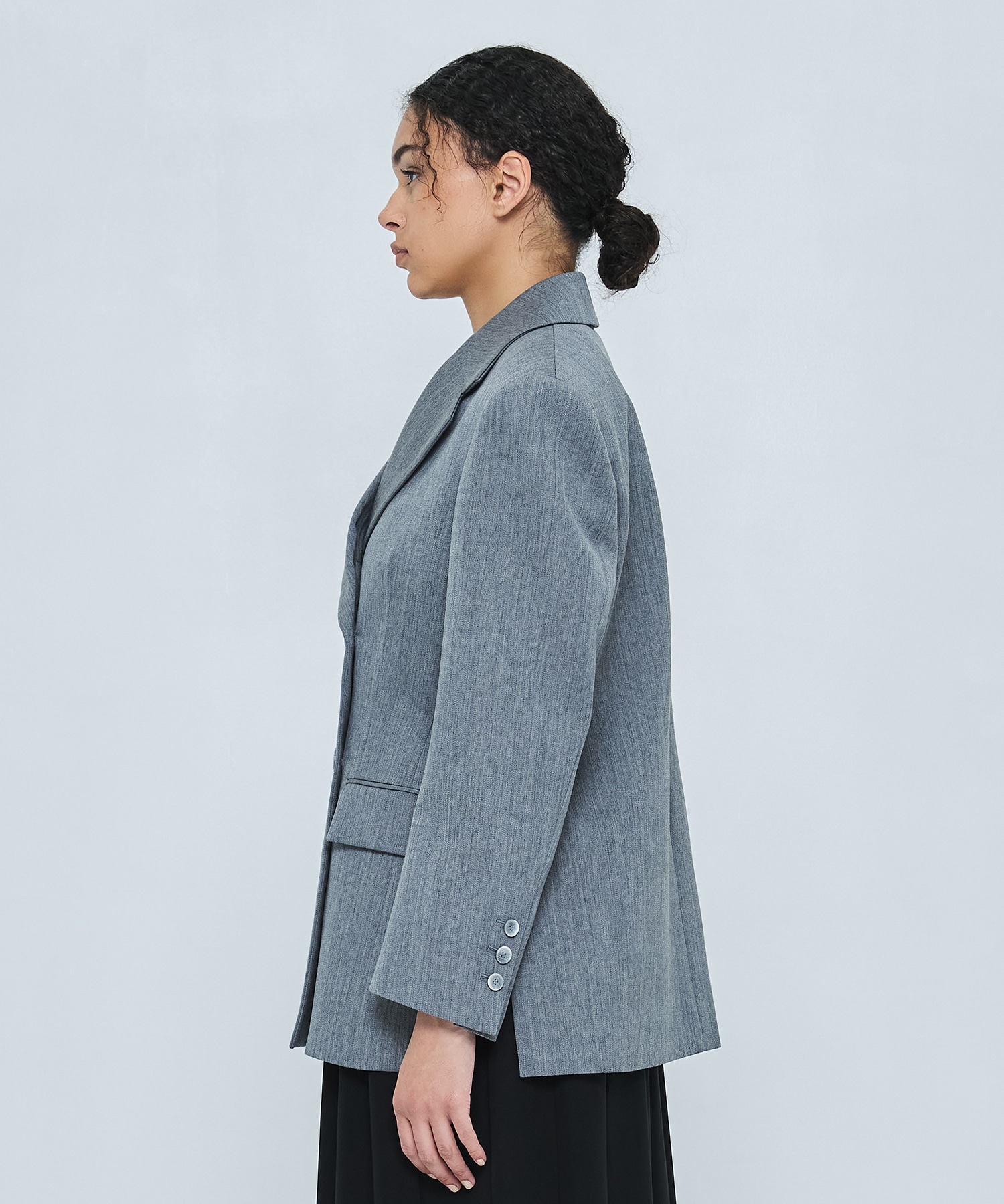 WIDE-SHOULDER DOUBLE JACKET ENFOLD