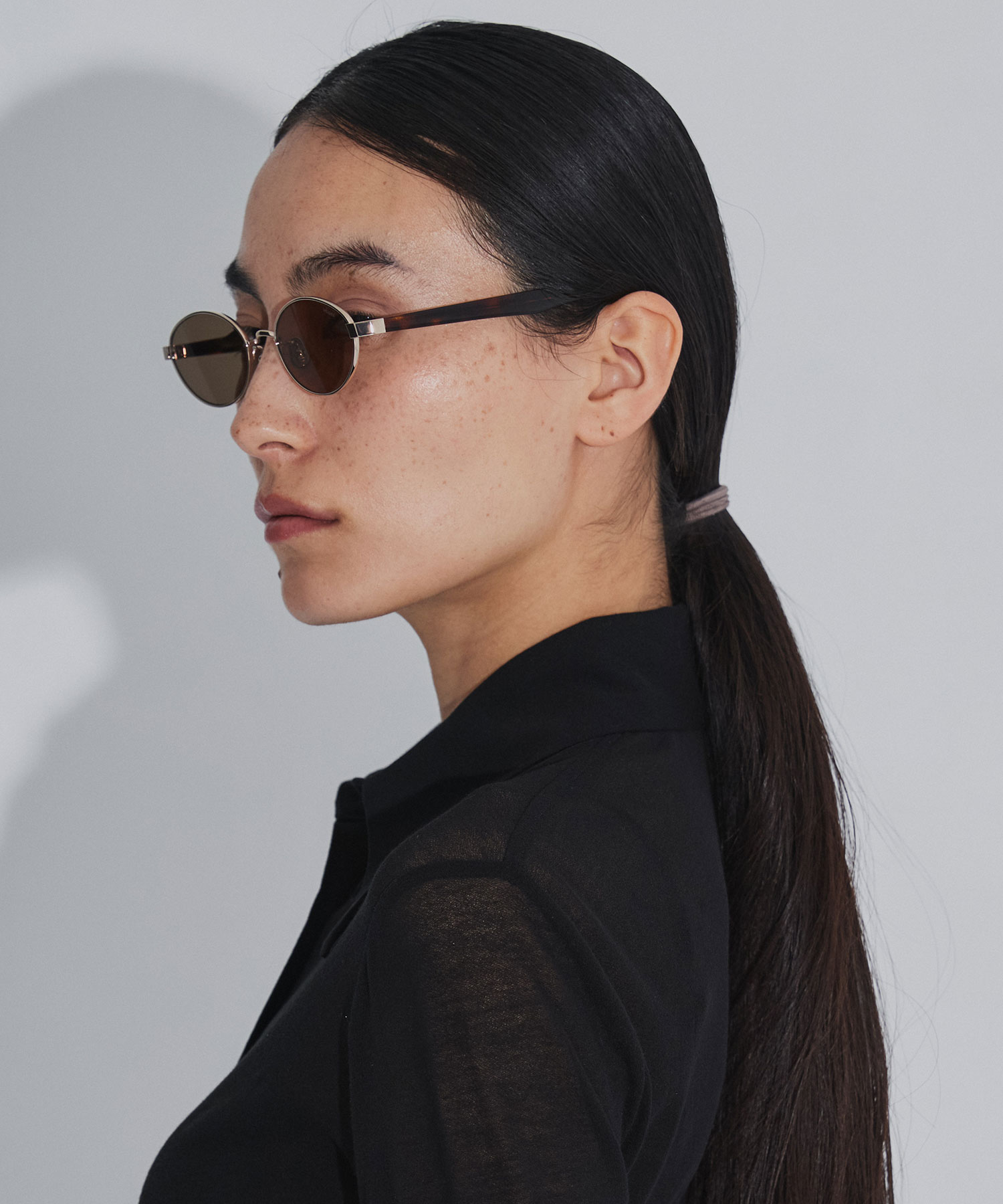 × BLANC METAL OVAL SUNGLASSES FETICO
