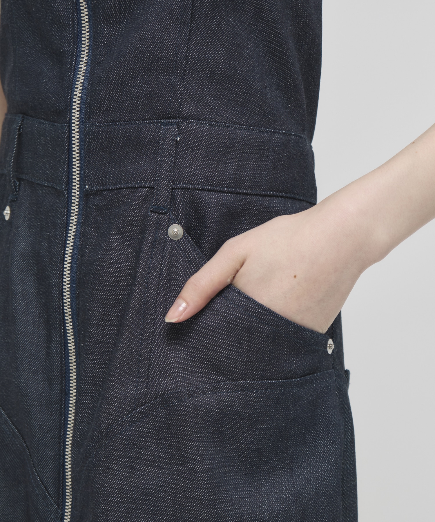 ORGANIC COTTON DENIM DRESS FETICO