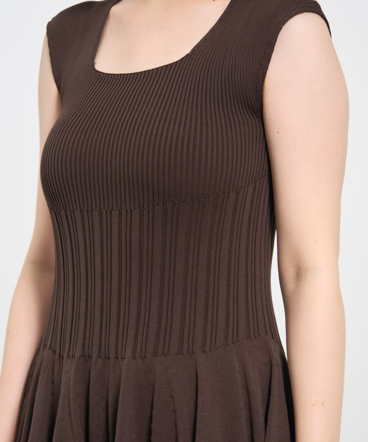 WHOLEGARMENT　Knit Flare One-Piece THE TOKYO