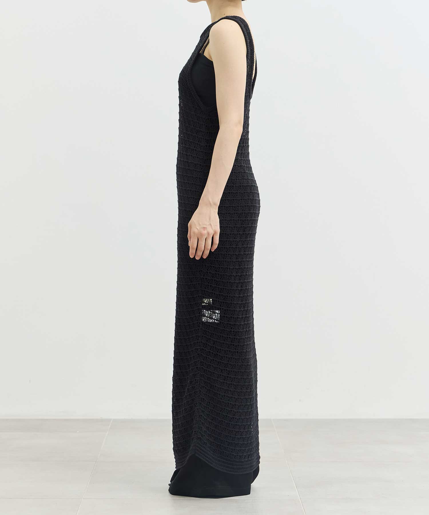 lacework knit one piece Louren