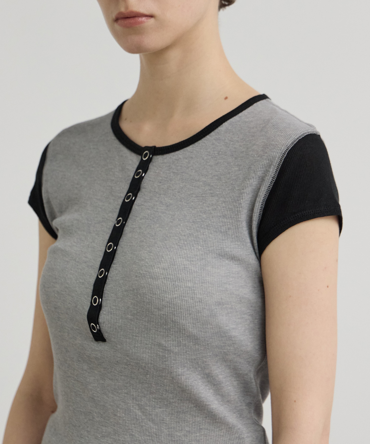 Natural Mix Rib S/S Henry INSCRIRE