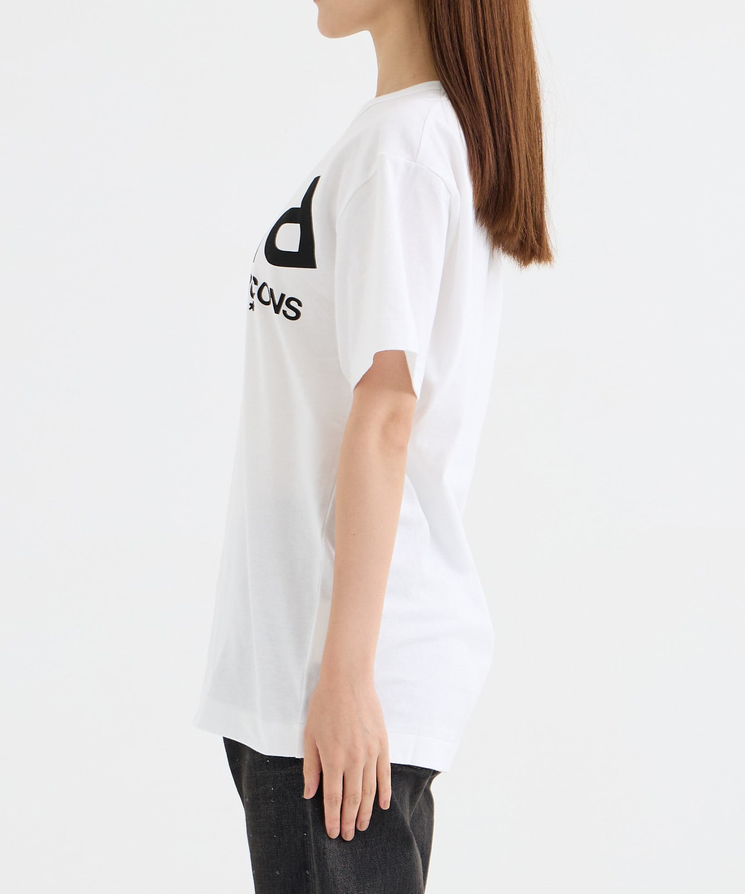 AX-T068-051T-SHIRT LOGO PRINT PLAY LOGO PLAY Comme des Garcons