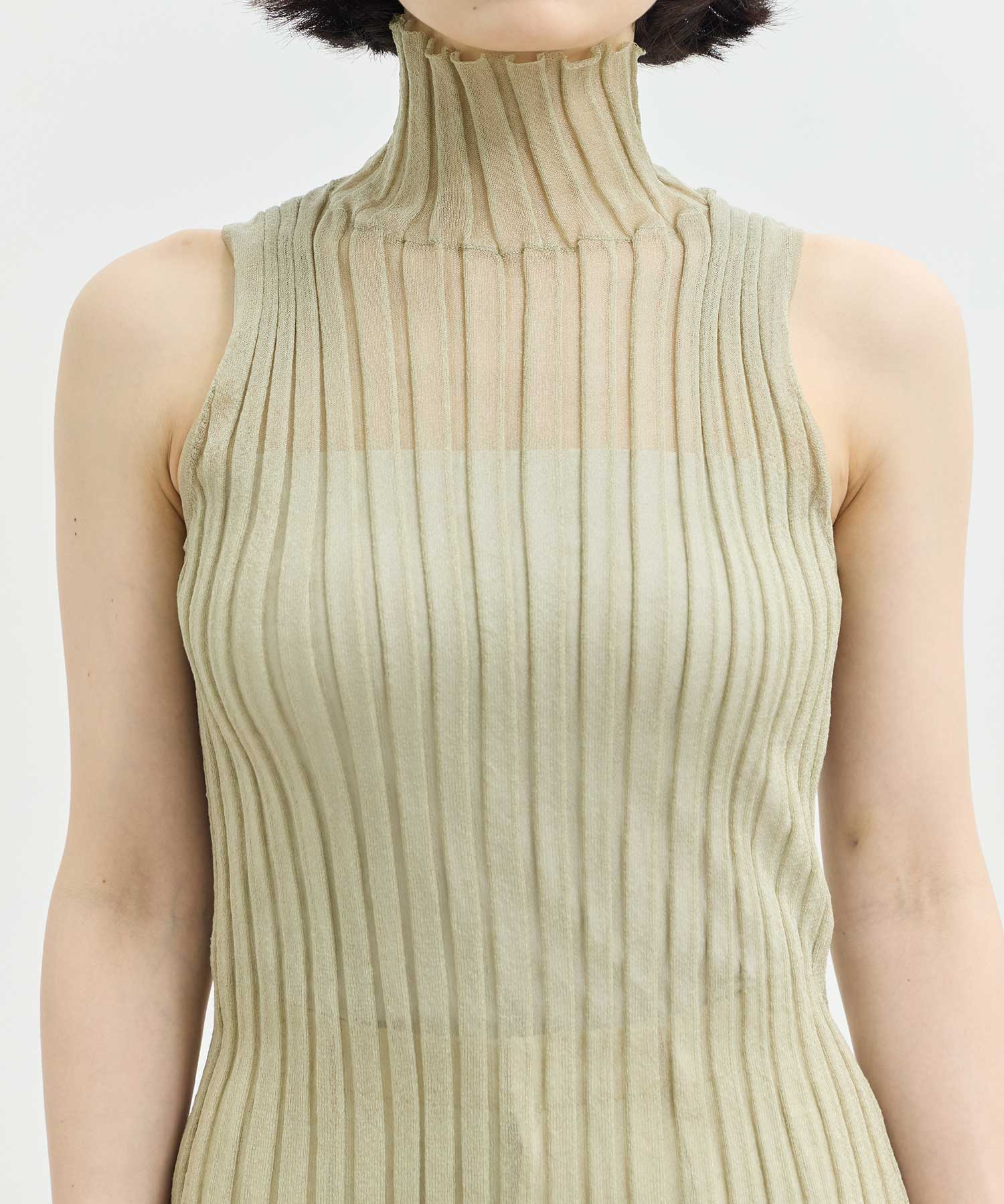 sheer turtleneck tops Louren