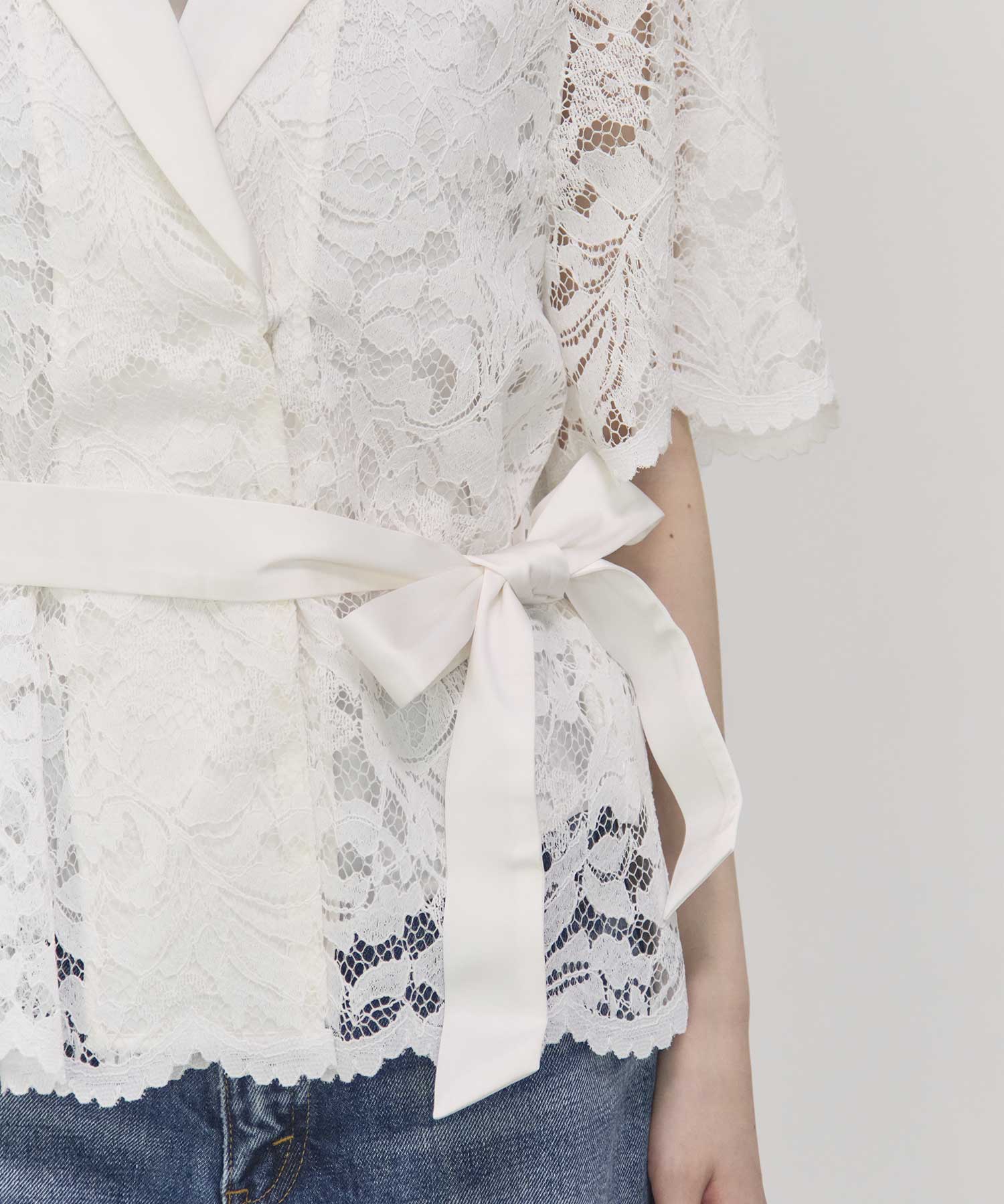 Harf Sleeve Lace Jacket THE TOKYO