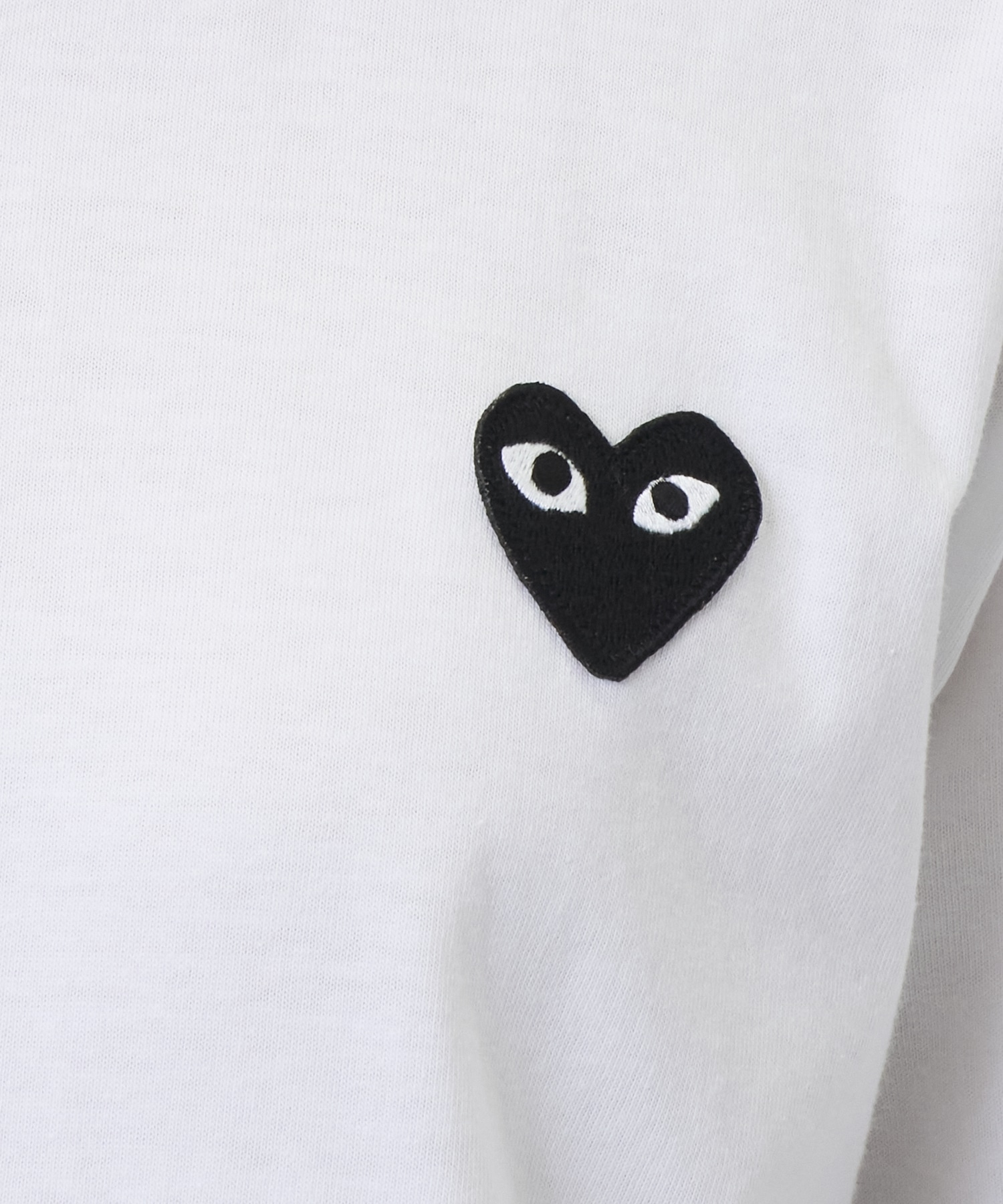 T-SHIRT BLACK BLACK HEART PLAY Comme des Garcons