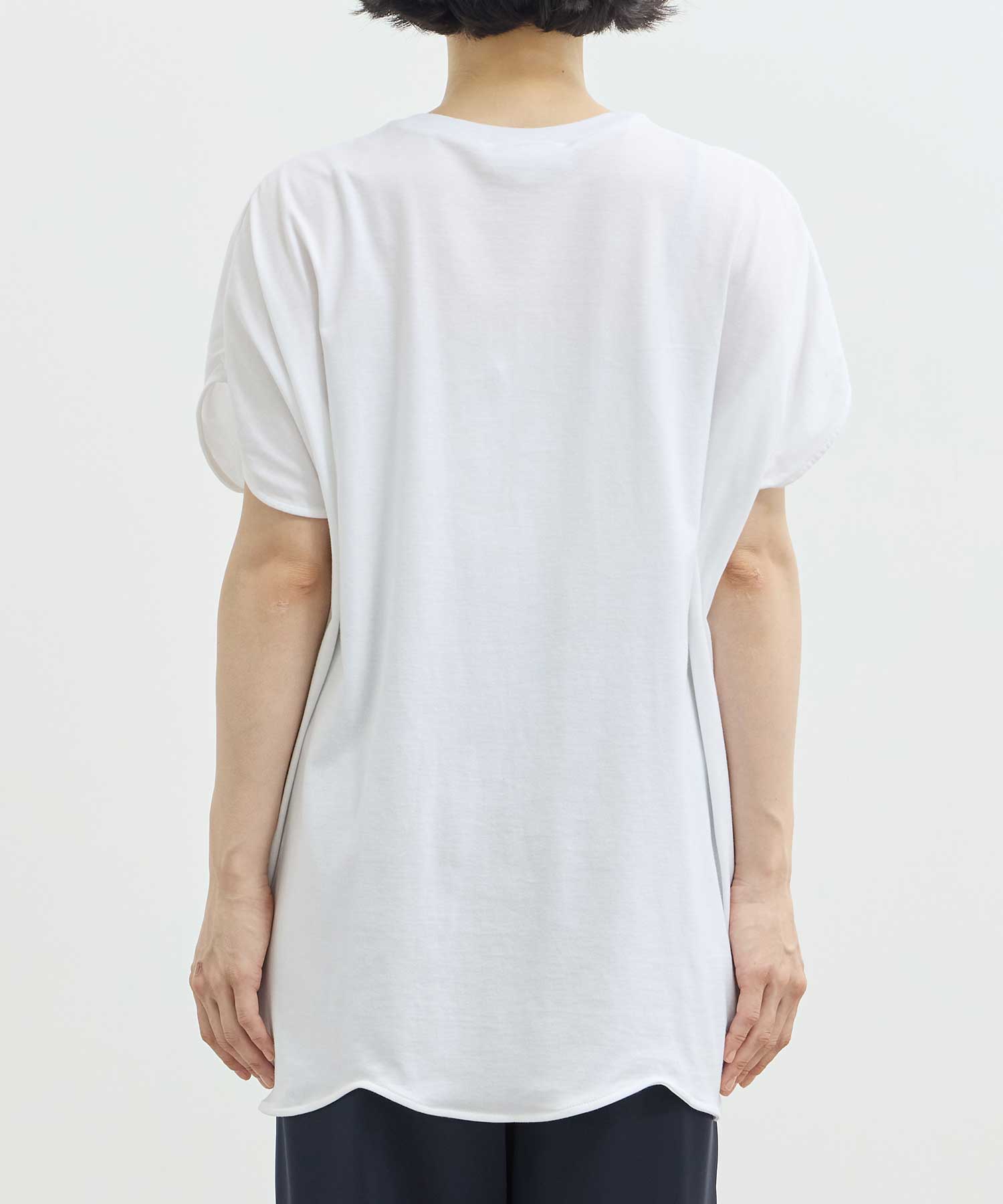 SCALLOP WIDE T-SHIRT ENFOLD