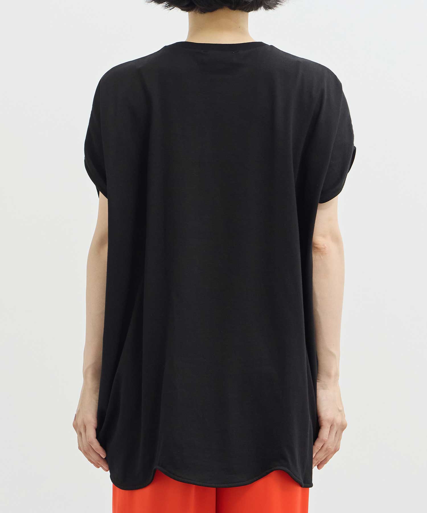 SCALLOP WIDE T-SHIRT ENFOLD