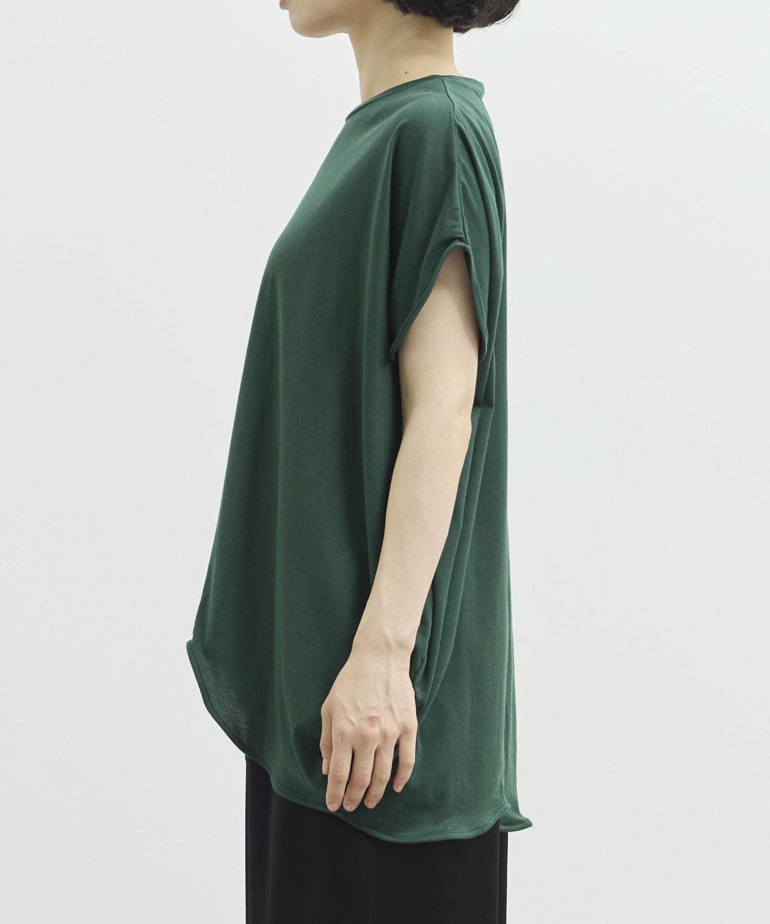 SCALLOP WIDE T-SHIRT ENFOLD