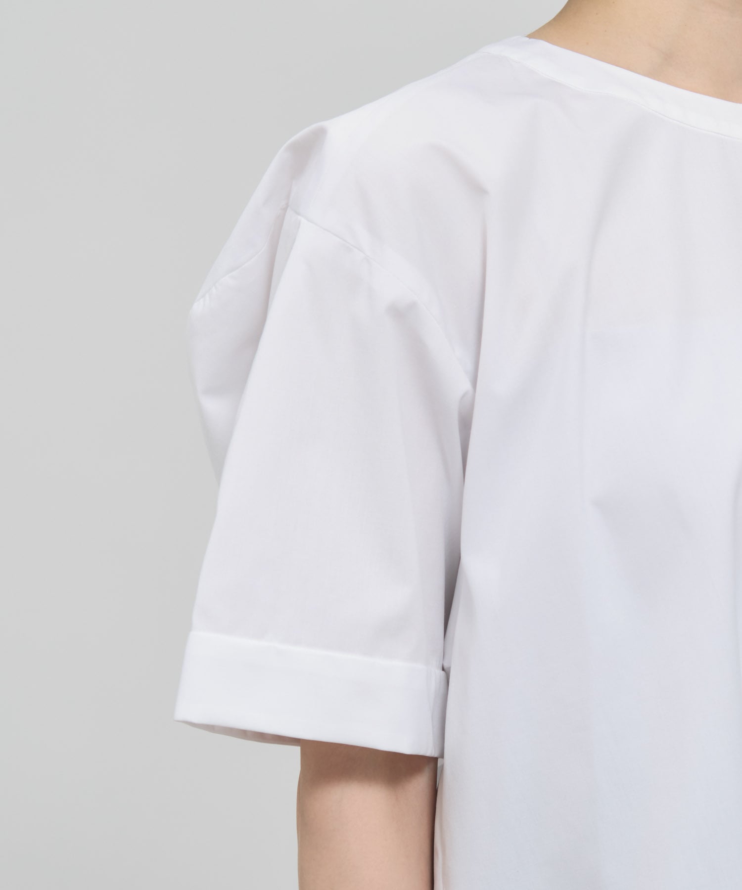 ENFOLD ホワイト 半袖 トップス 38 WING-SLEEVES PULLOVER(38 WHT): ENFOLD: WOMENS｜THE TOKYO