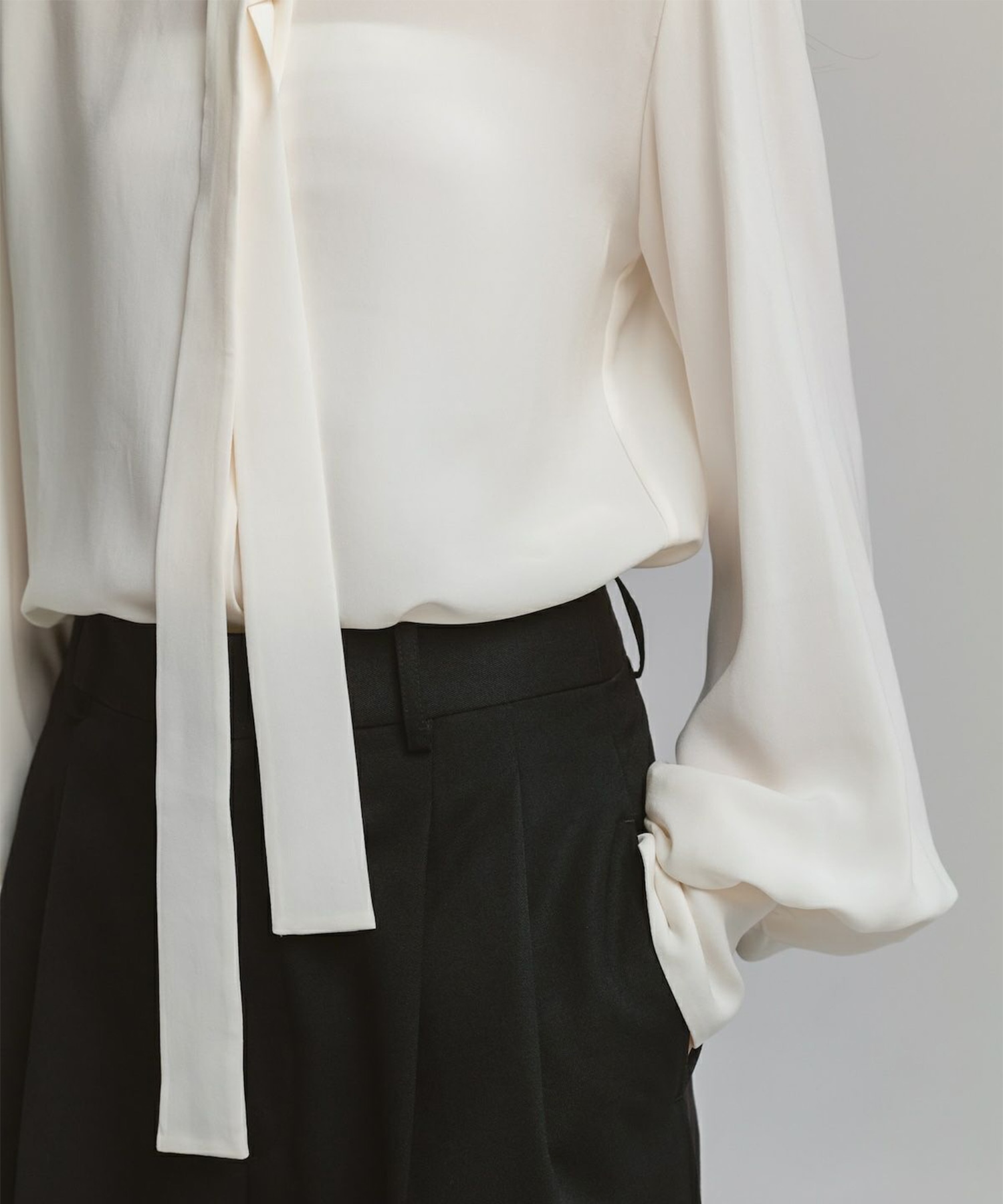 BLACK FORMAL BOWTIE SHIRT CINOH