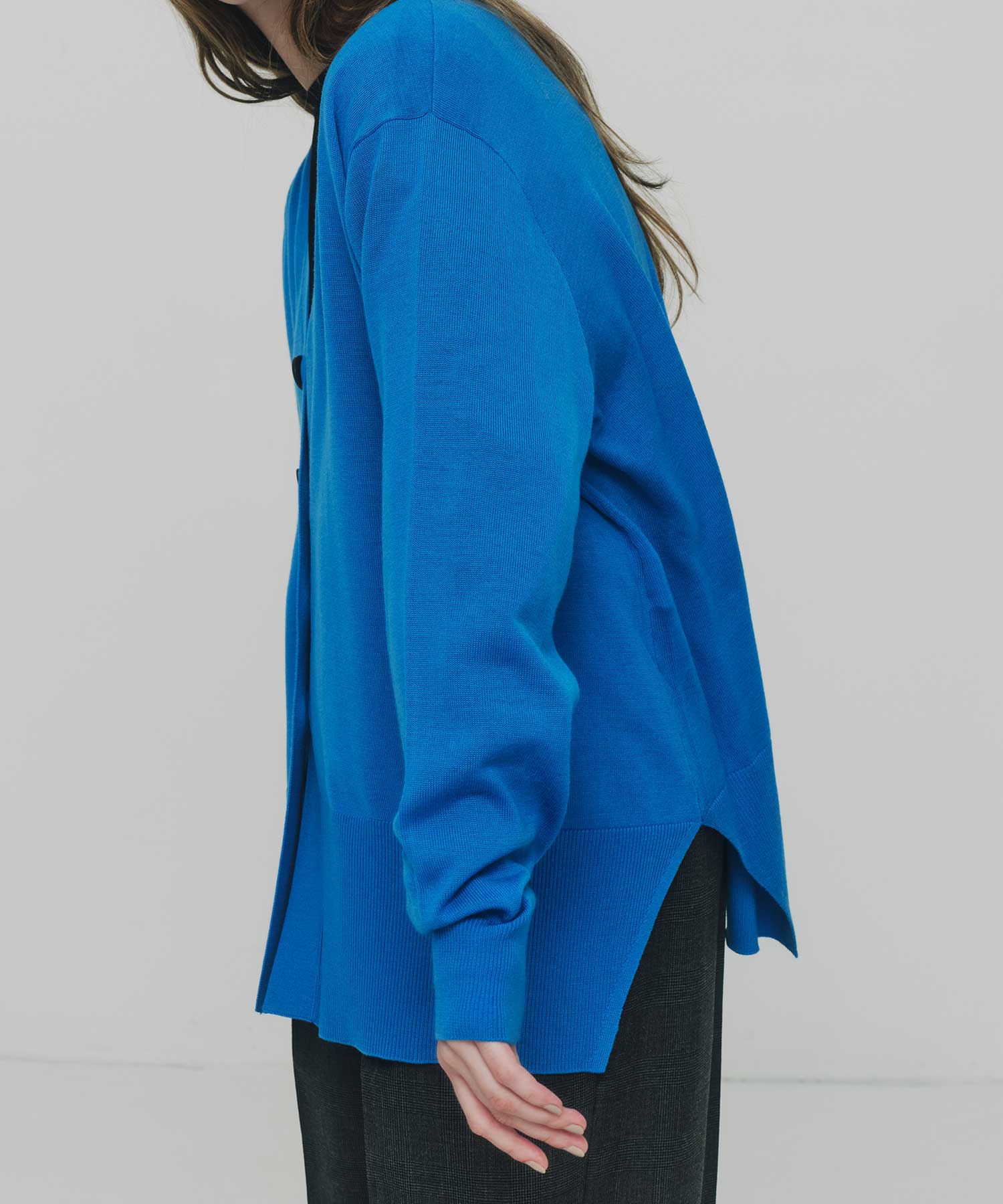 FLARE-SILHOUETTE CARDIGAN ENFOLD