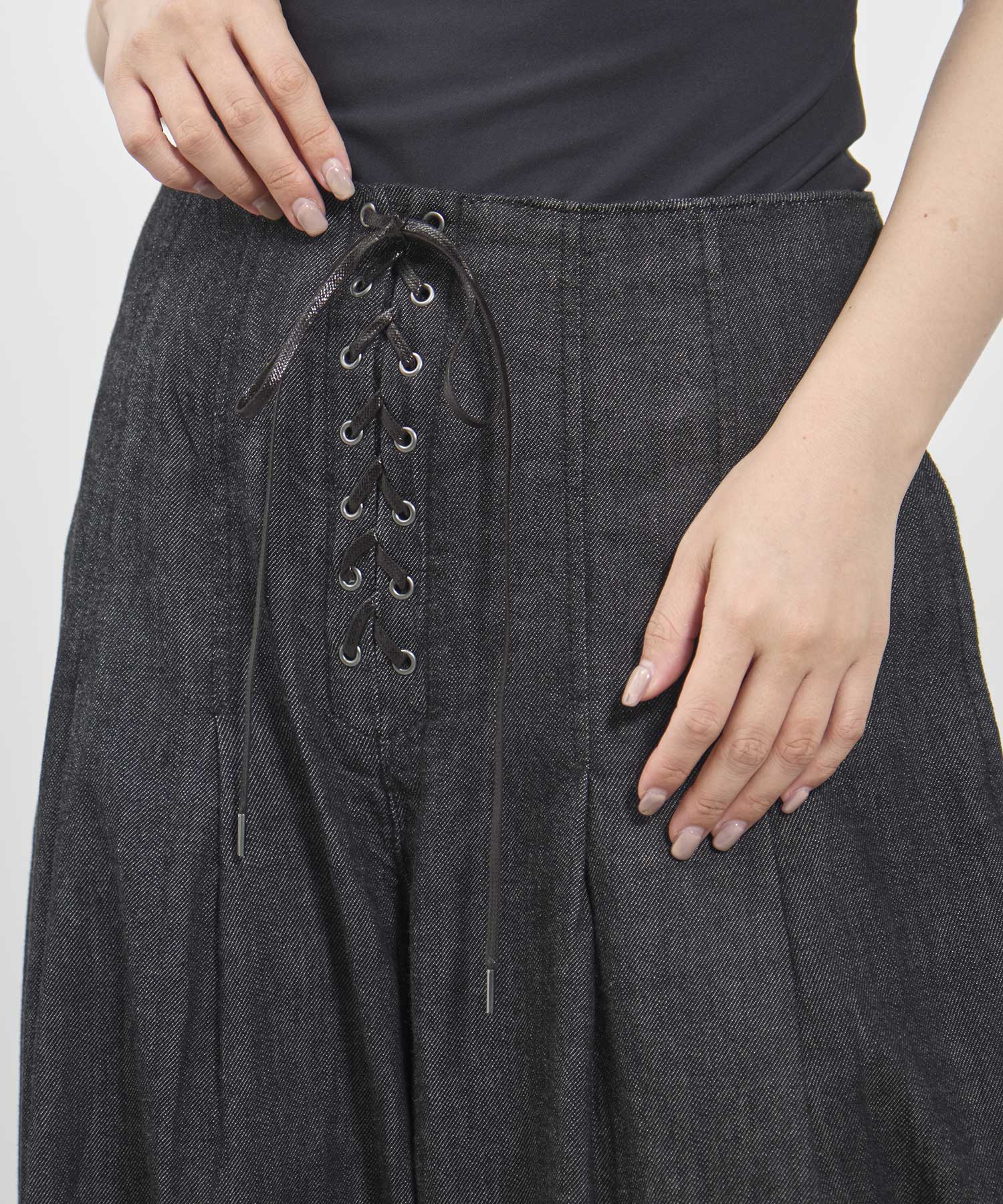 Pleated wide-legged jeans FETICO