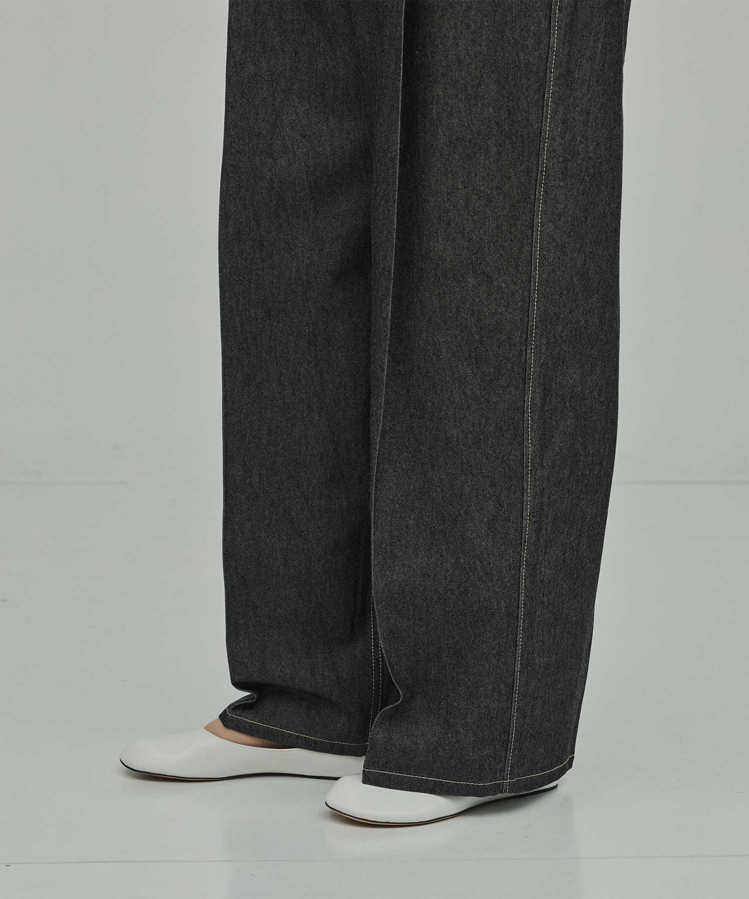 THE BELTED WIDE DENIM THE RERACS