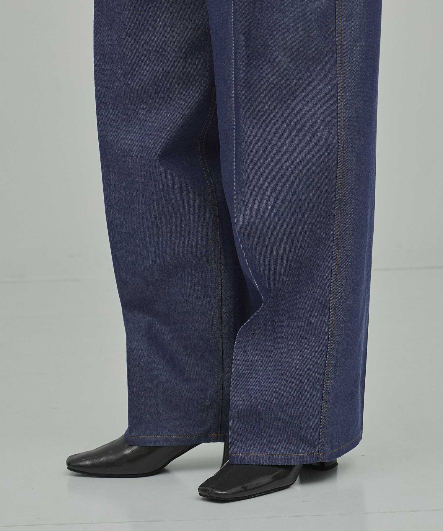 THE BELTED WIDE DENIM THE RERACS
