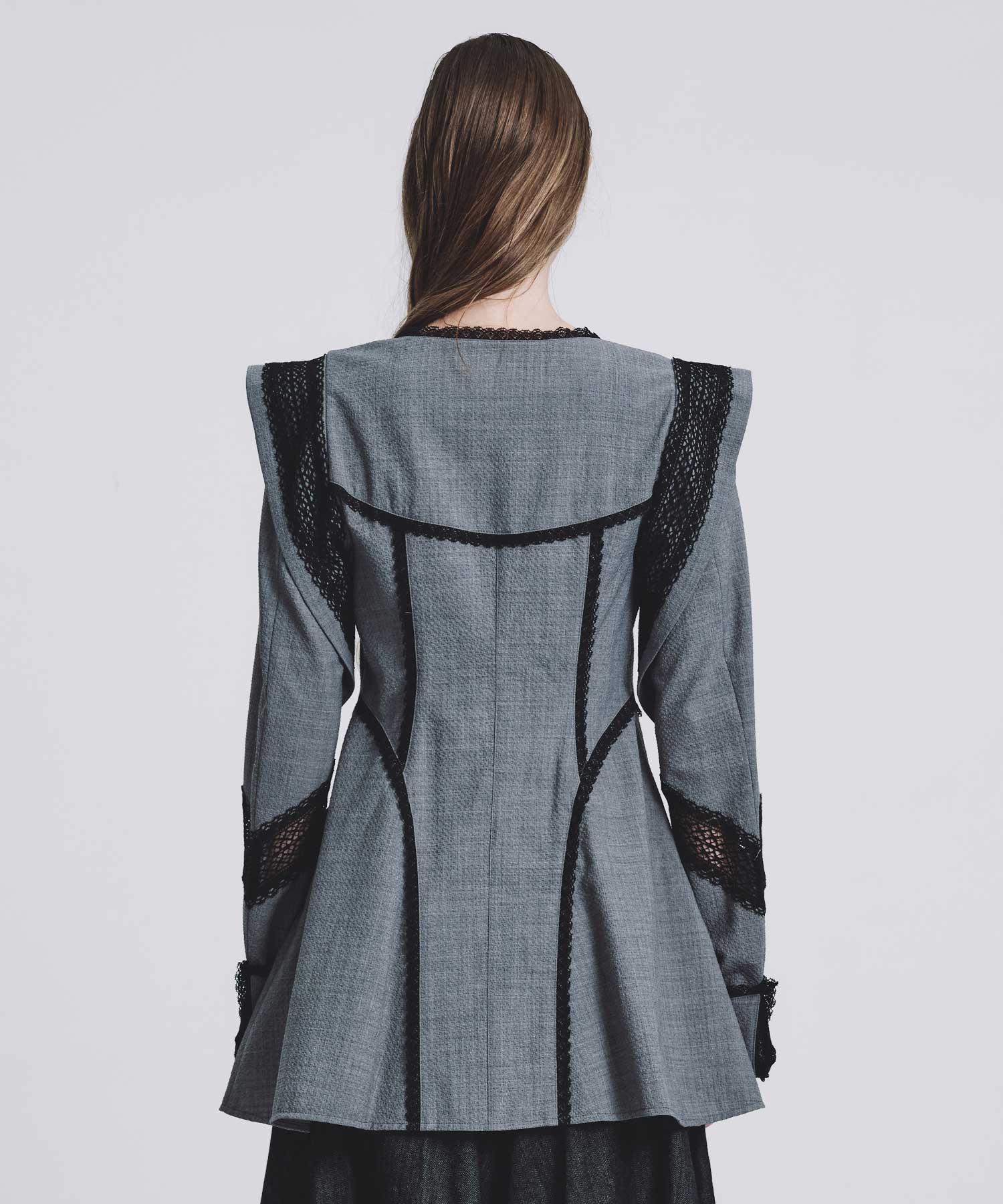 別注 LACE-PANELED JACKET FETICO