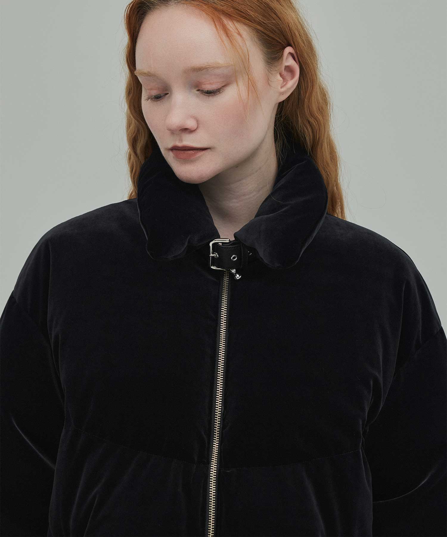 Velour down coat FETICO