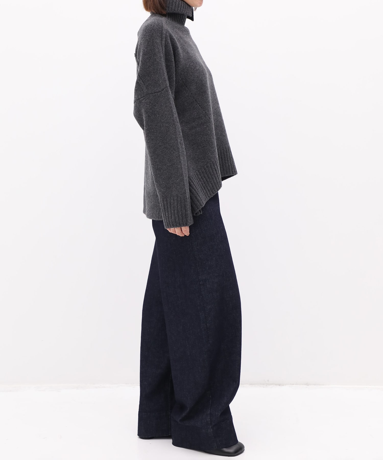 OVERSIZE TURTLENECK KNIT CINOH