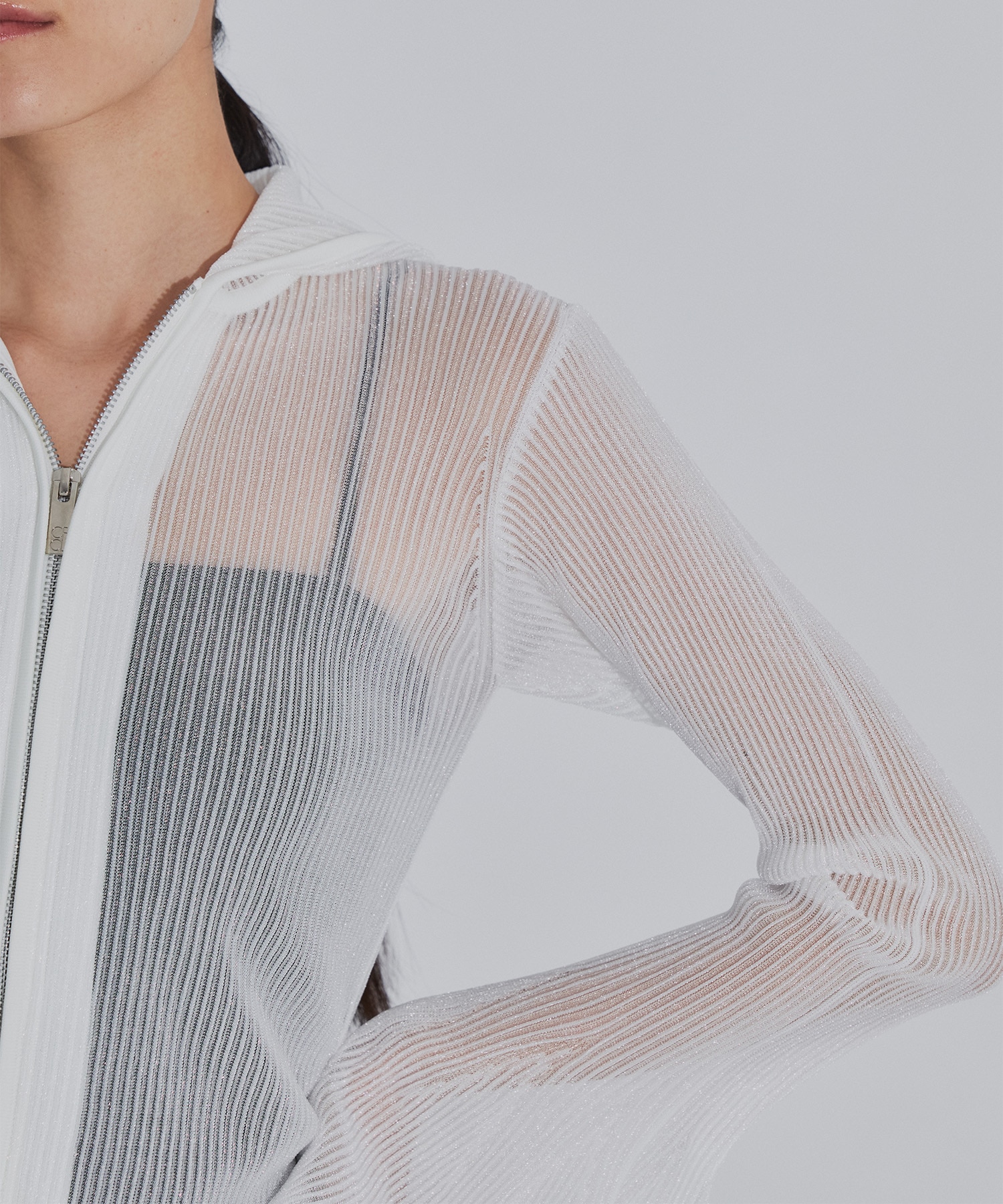 HYPHA LUCENT GLITTER HOODIE JACKET CFCL