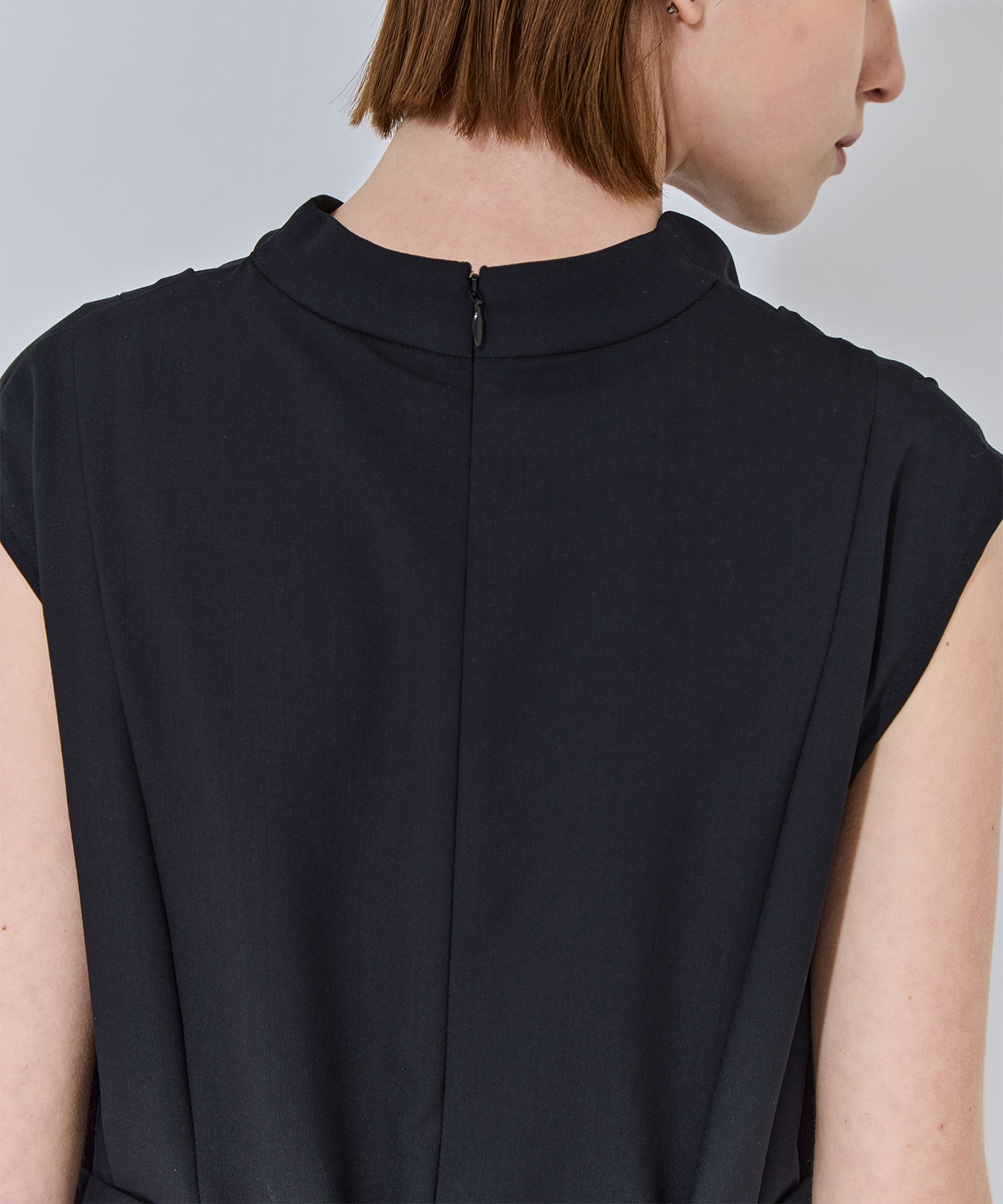 Cowl Neck Wool Dress THE TOKYO
