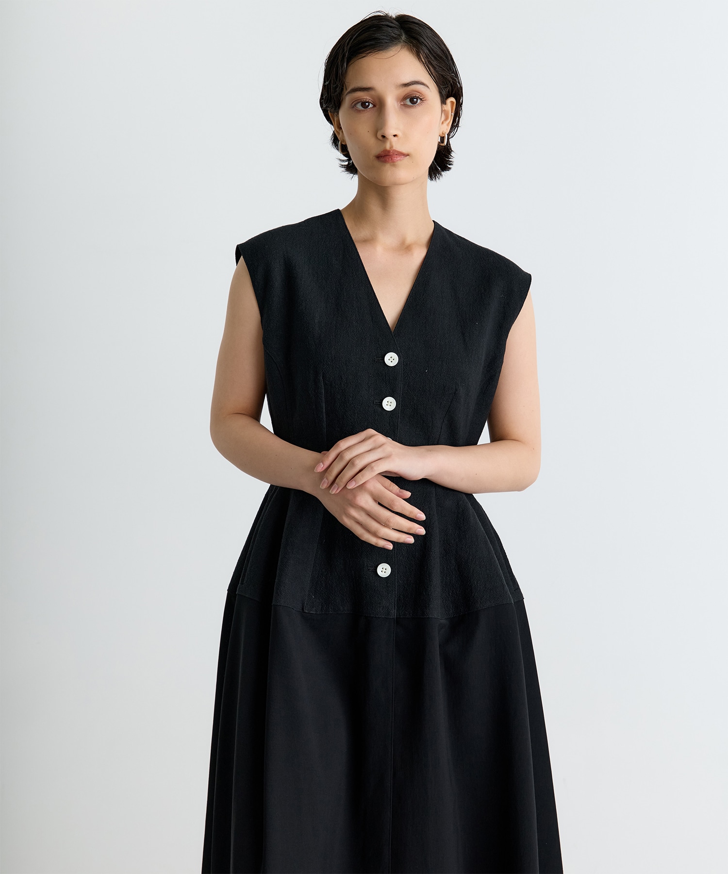 別注 Ilsa sleeveless dress AKIRANAKA