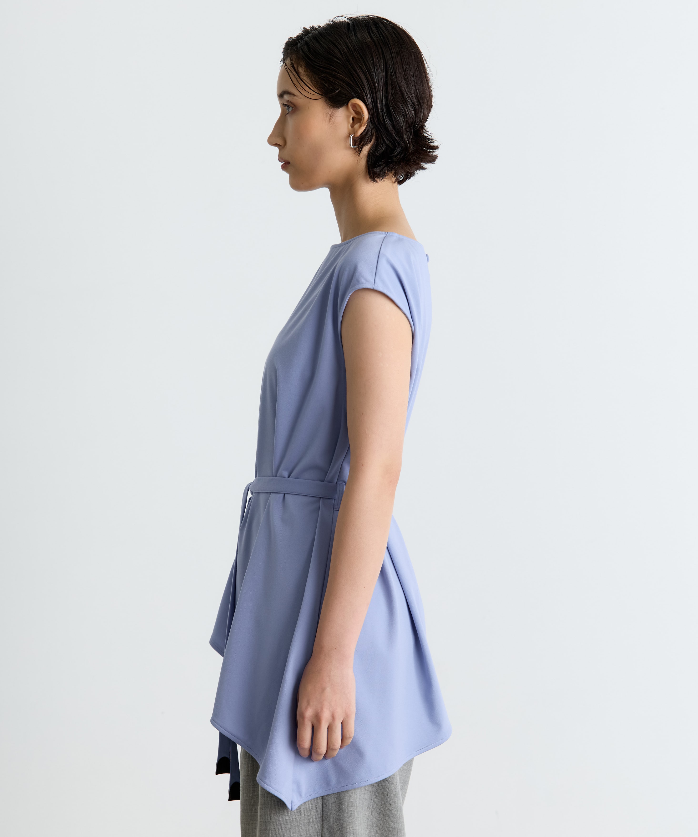 French Sleeve Asymmetry Tops THE TOKYO
