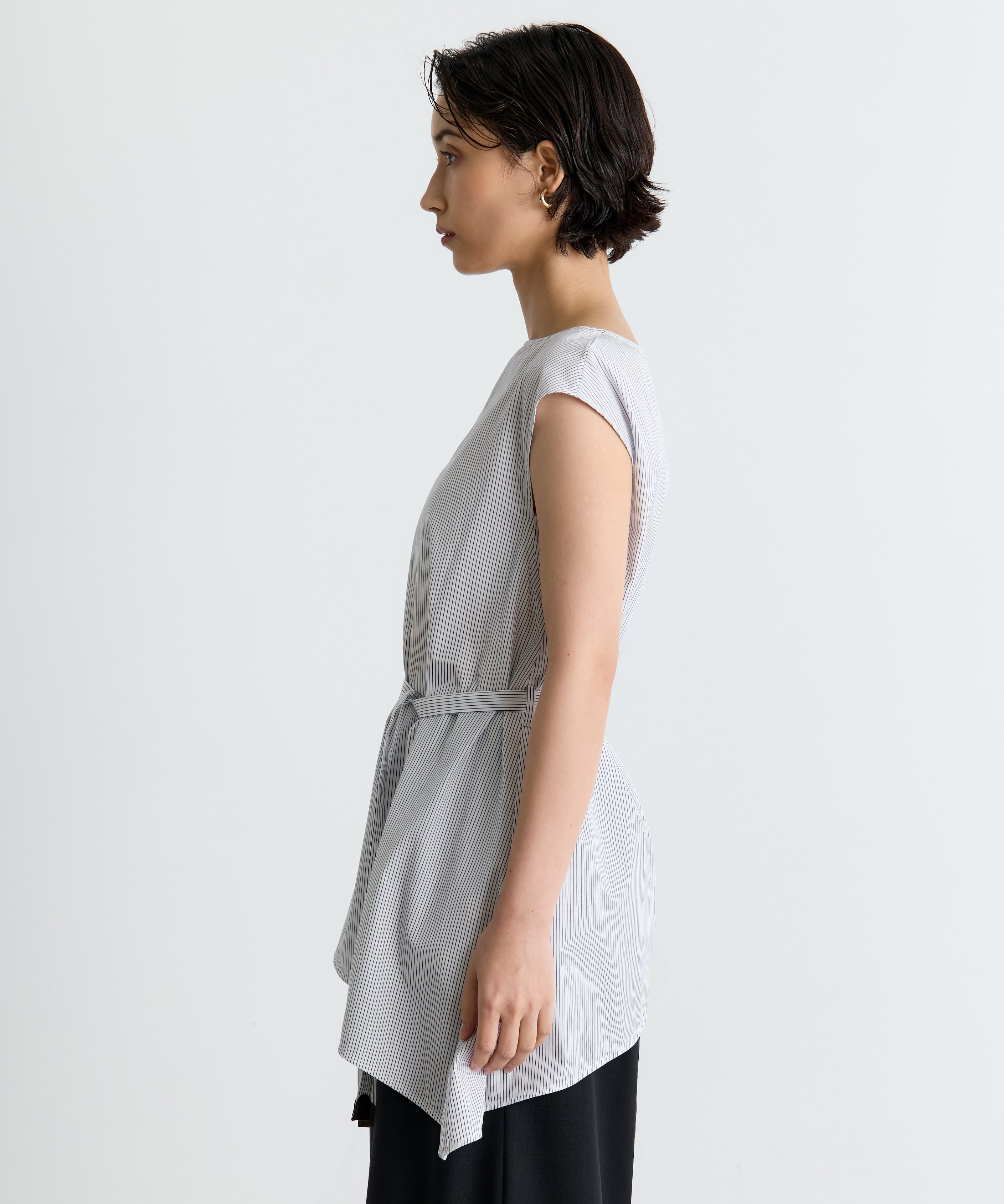 French Sleeve Asymmetry Tops THE TOKYO