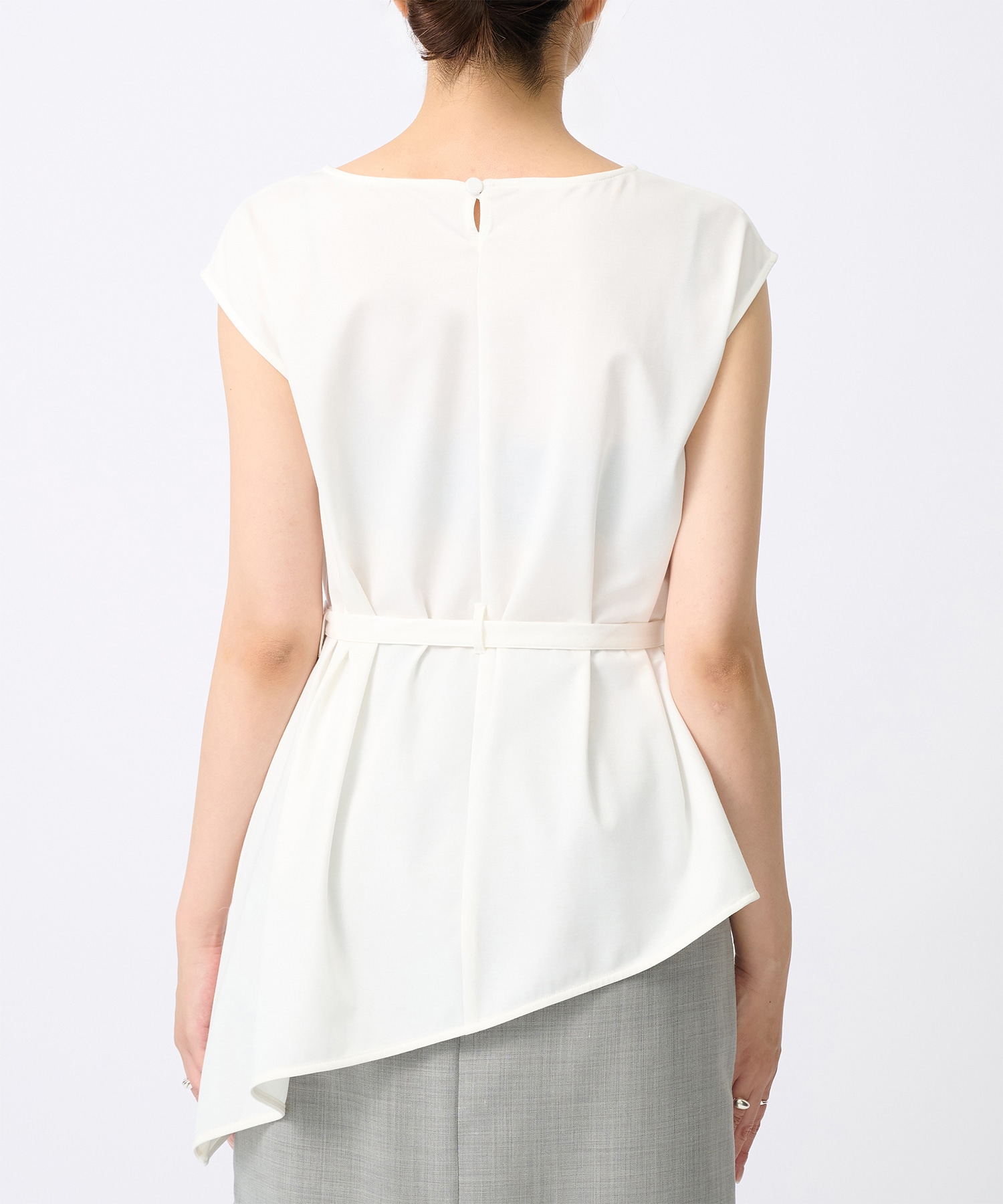 French Sleeve Asymmetry Tops THE TOKYO