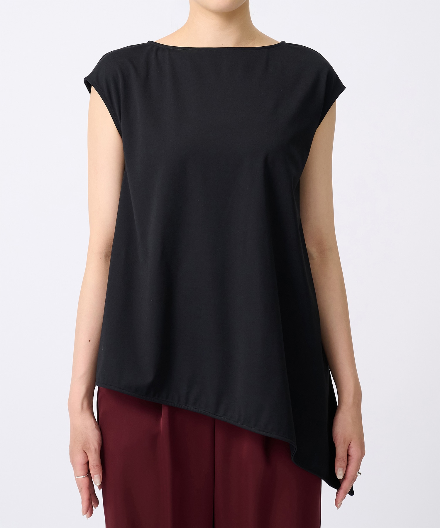 French Sleeve Asymmetry Tops THE TOKYO