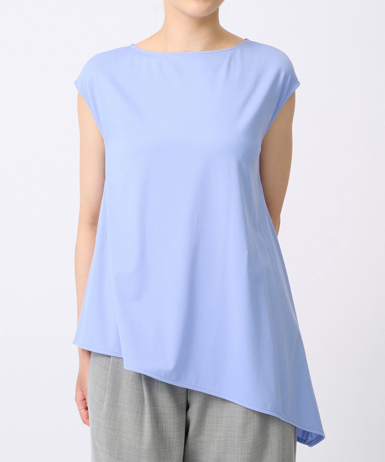 French Sleeve Asymmetry Tops THE TOKYO