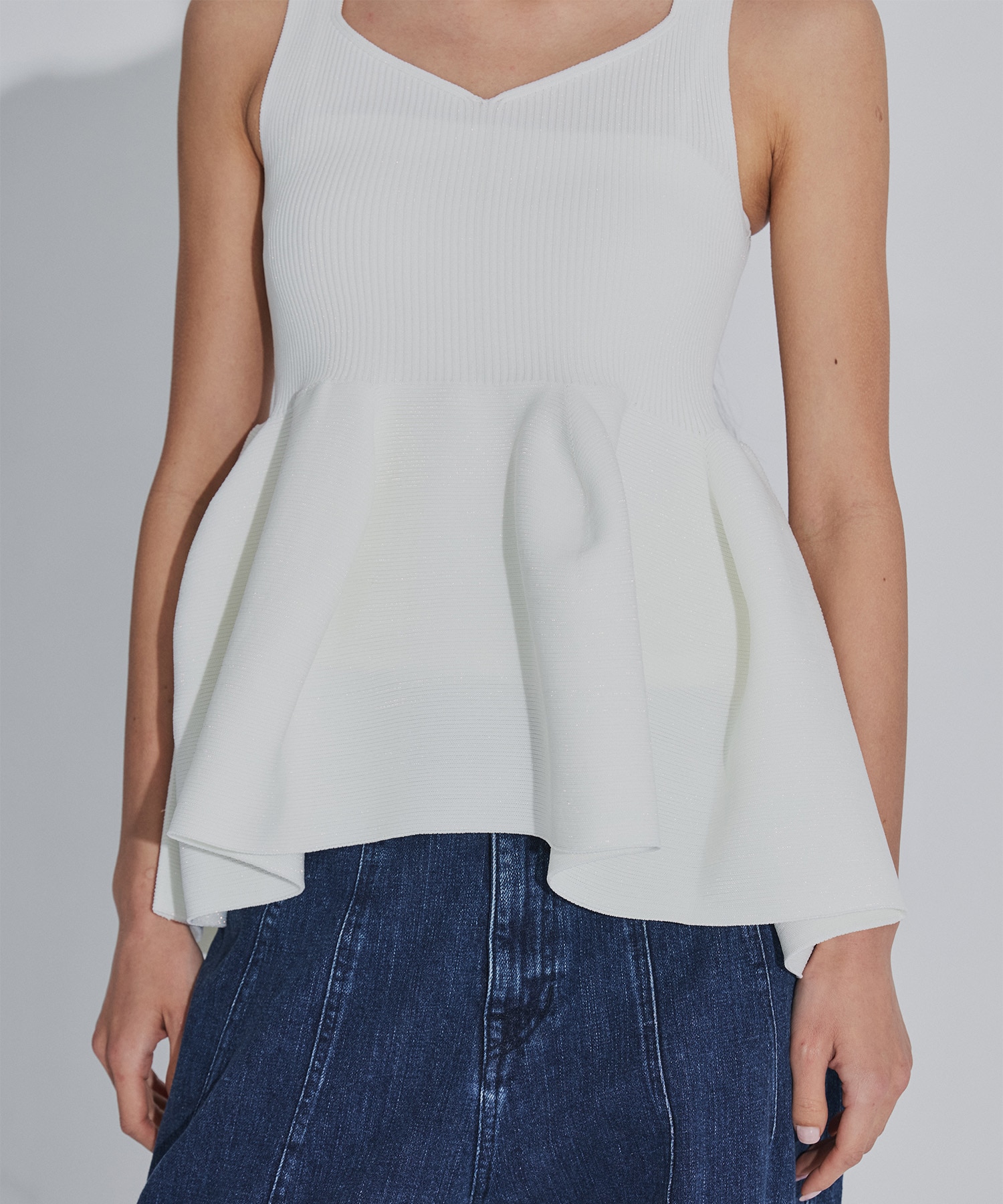 POTTERY GLITTER SLEEVELESS TOP CFCL